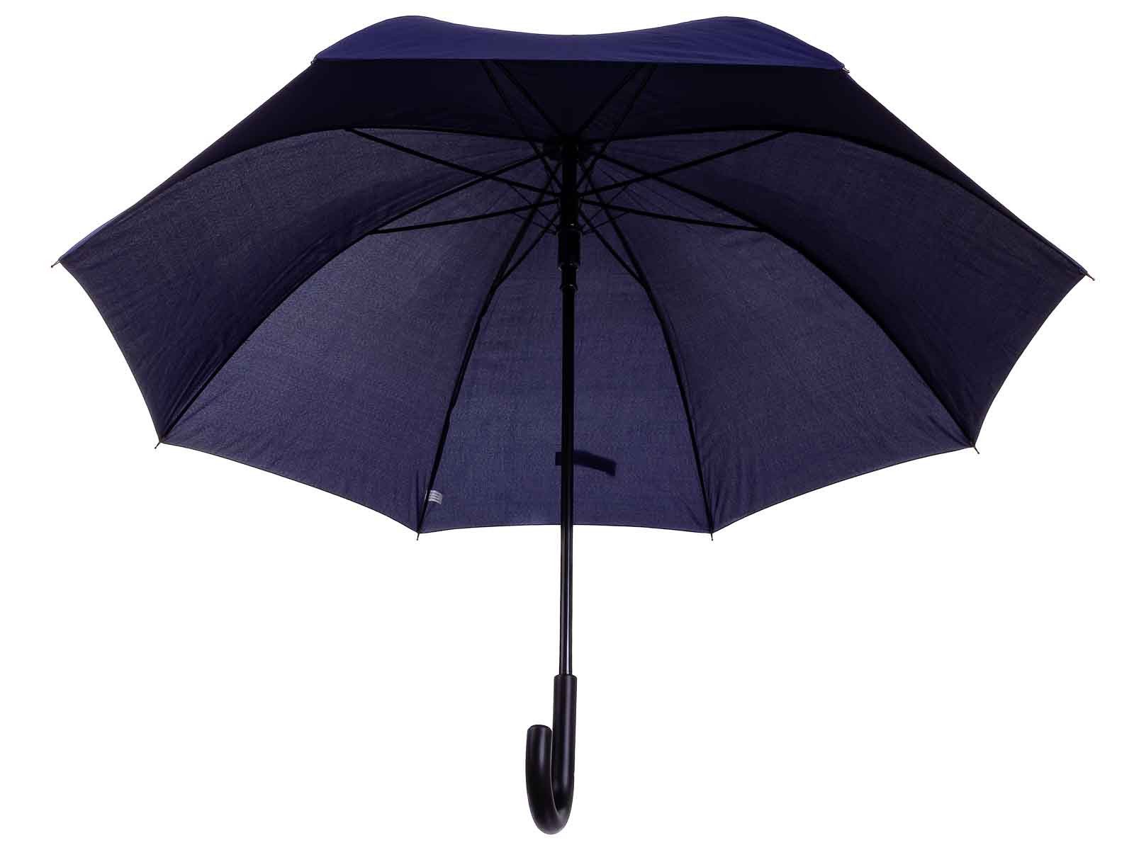 HAPPY RAIN Stockregenschirm Golf AC Stockschirm Manual Partnerschirm Ø ca. 110 cm uni, leicht