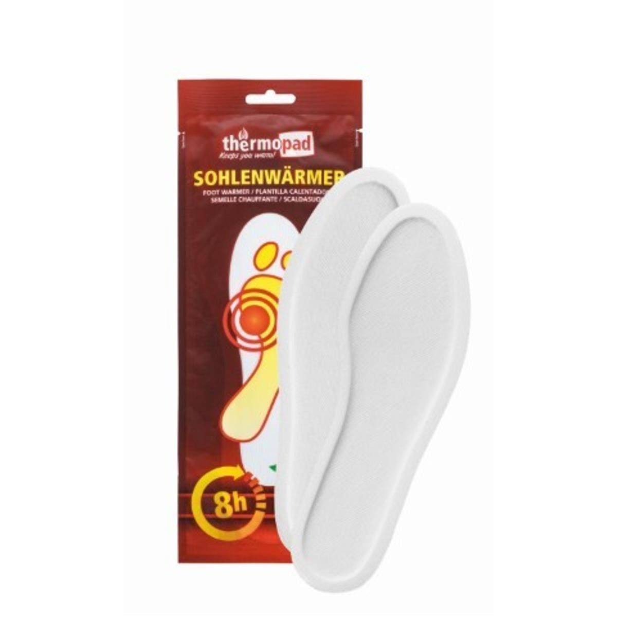 Thermopad Erste-Hilfe-Set thermopad® Wärmesohlen selbstklebend XL (Gr. 43-46) 78170 weiß
