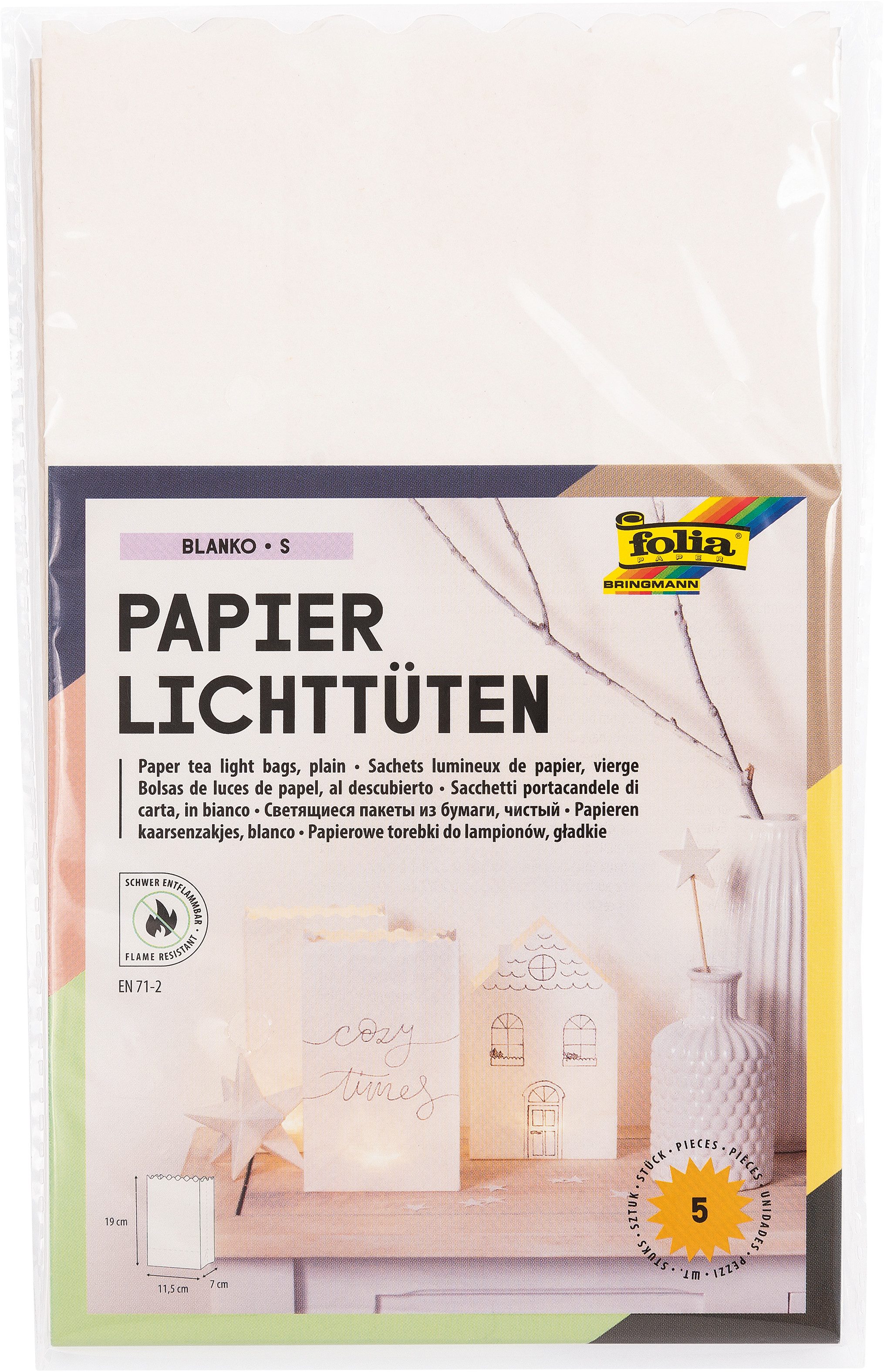 Folia Papierspitztüten Papier-Lichttüten