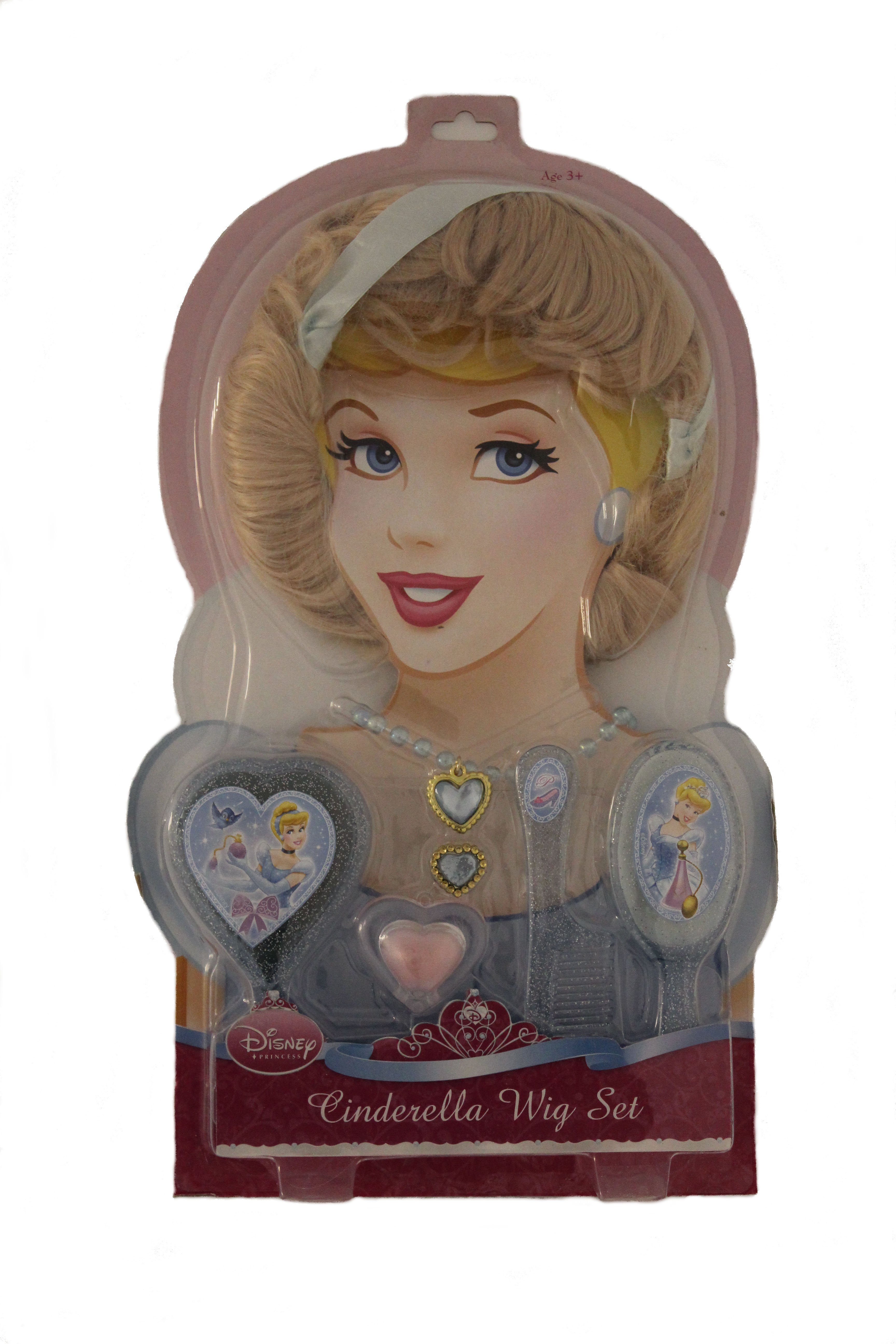 Disney Kostüm-Perücke Disney Princess Cinderella Perücken-Set