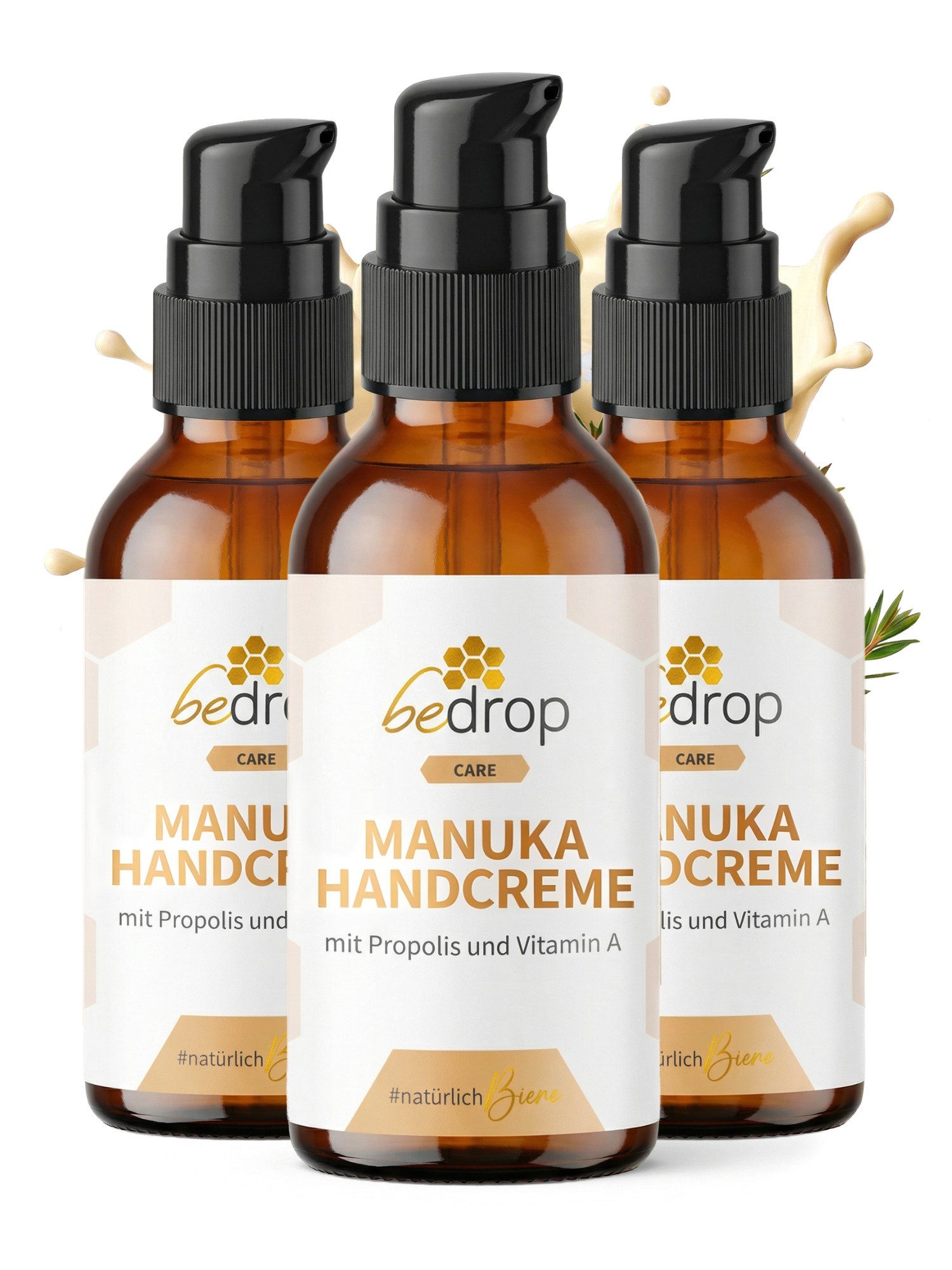 bedrop Handcreme Manuka Repair Handcream / Handcreme mit Manuka Honig und Propolis, Die Handcreme mit Manuka Honig für geschmeidige und gepflegte Hände