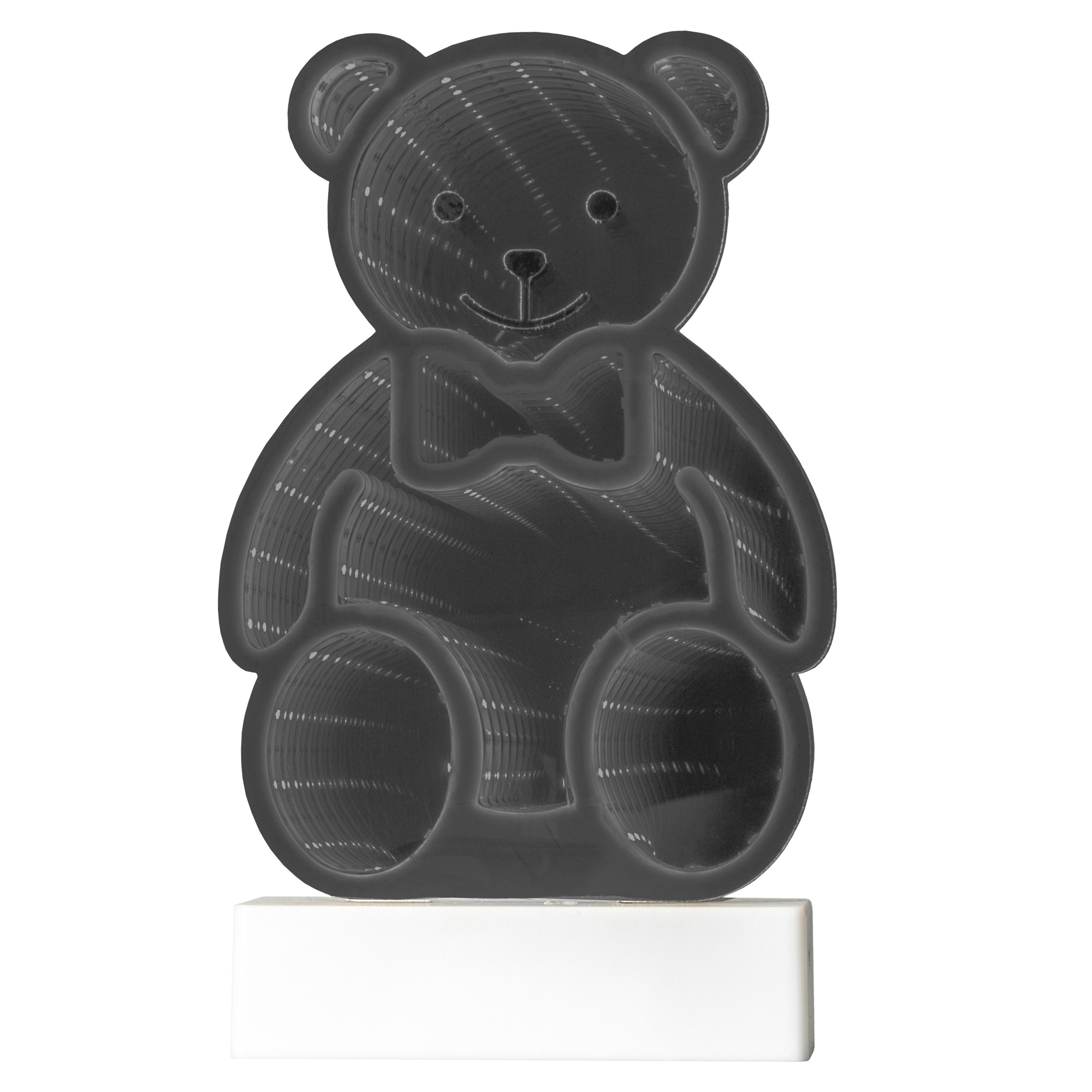 OTTO home LED Dekolicht Evvina - Teddybär, LED fest integriert, Warmweiß, Infinity Effekt, Deko für Innen, beidseitig beleuchtet, Nachtlicht – Bild 5 von 5