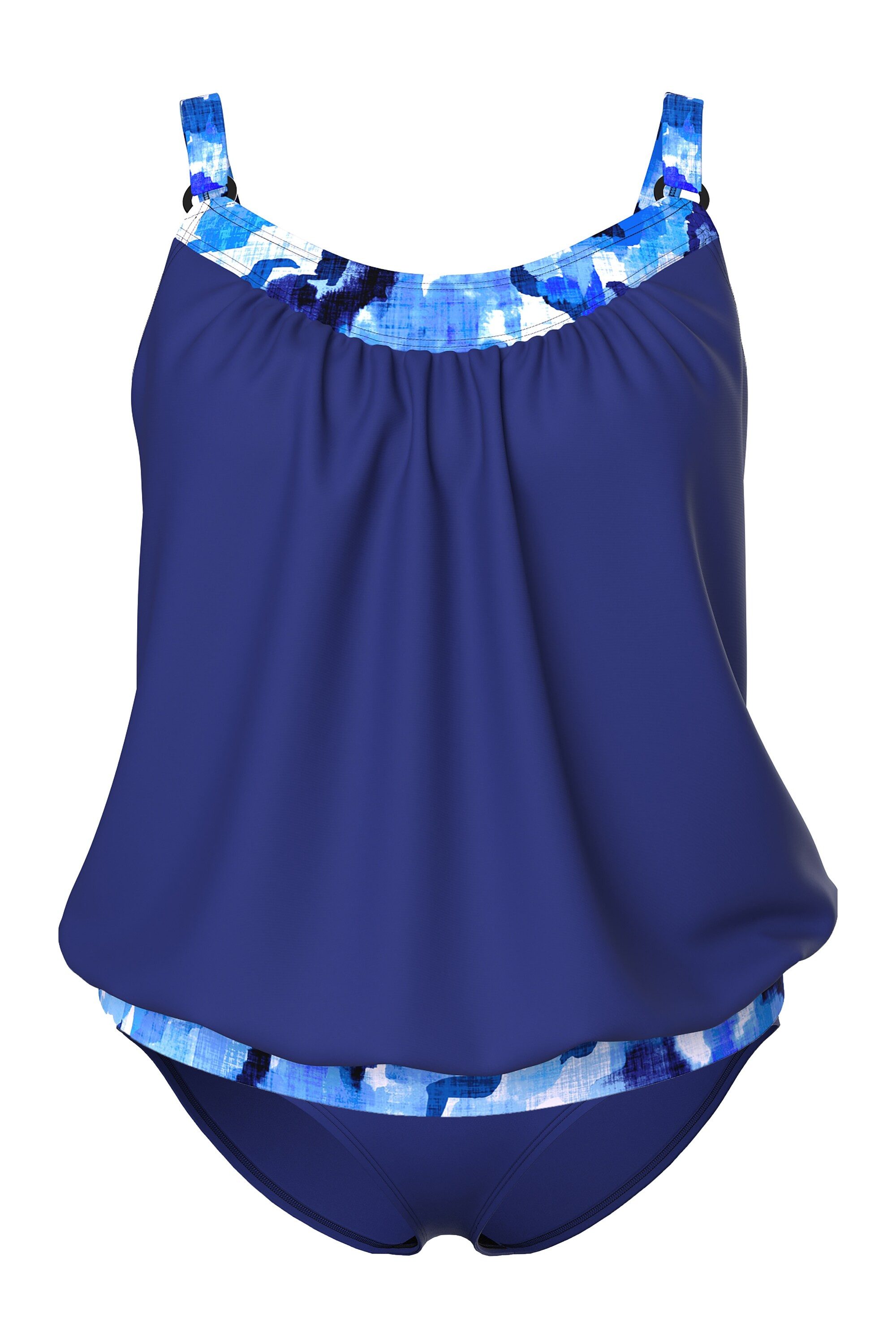 Ulla Popken Bügel-BH Tankini Musterdetails Softcups günstig online kaufen