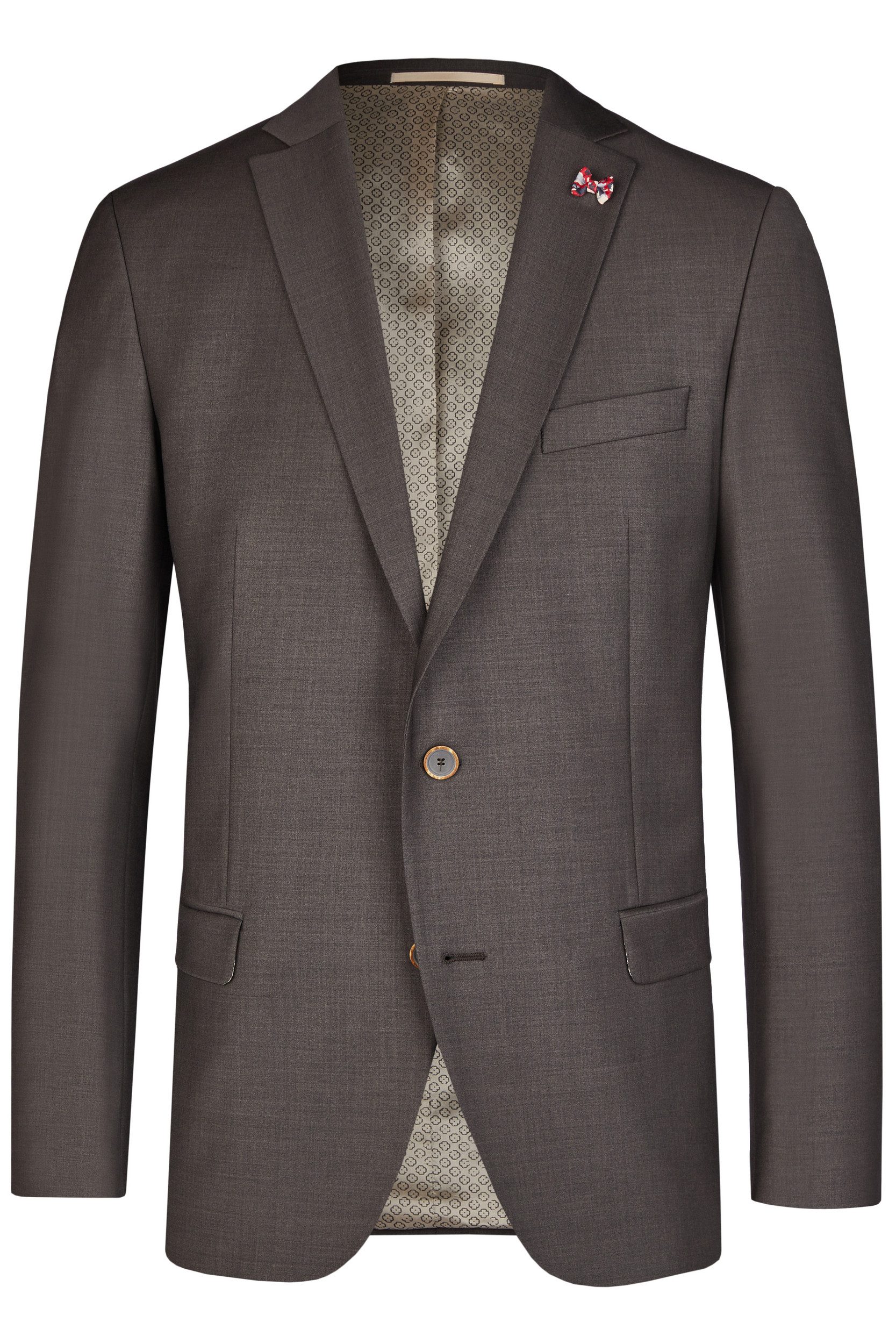 Atelier Torino Sakko Atelier-Torino MIX&MATCH Herren Sakko Modern-Fit Dunkelbraun