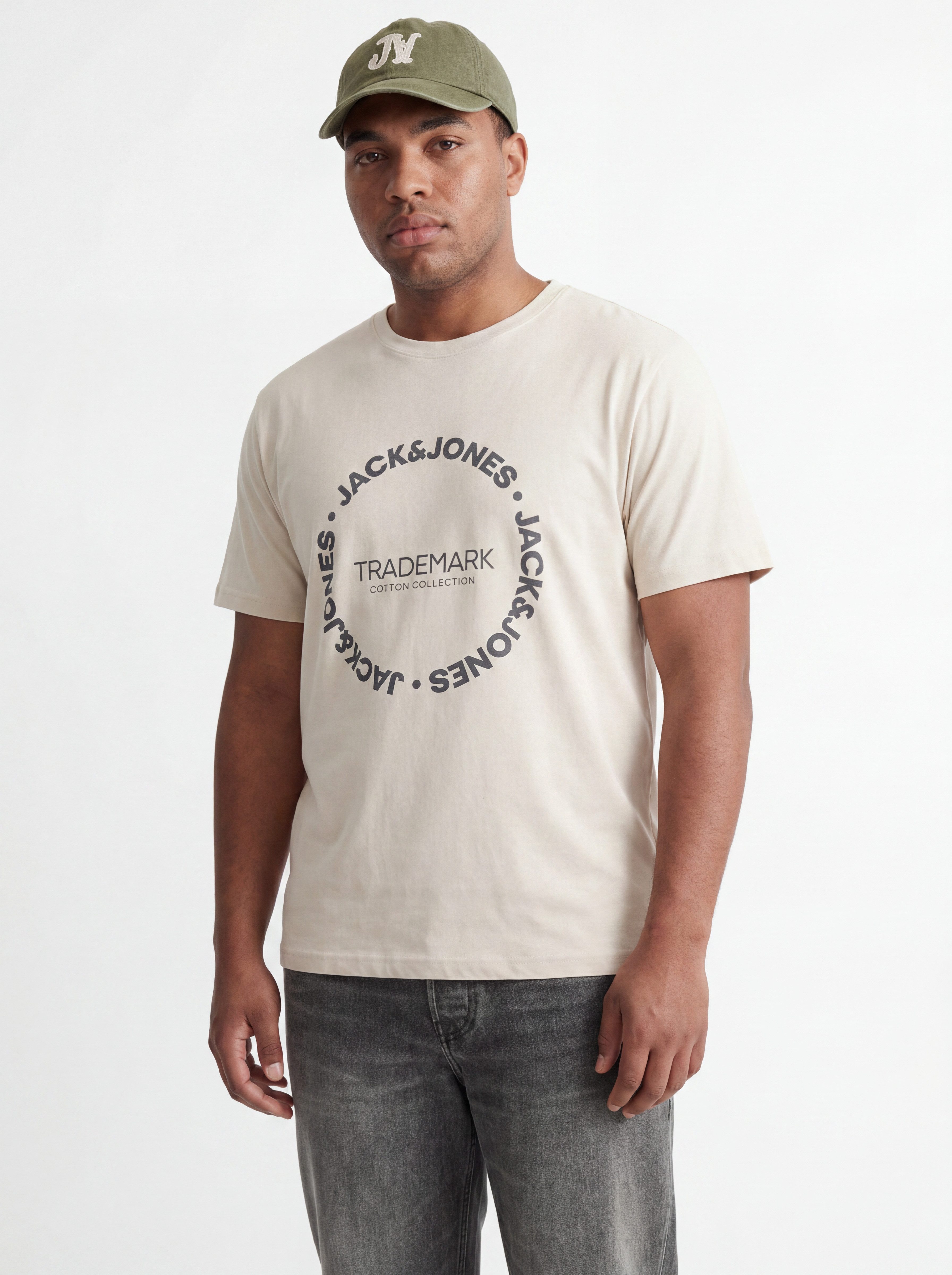 Jack & Jones PlusSize T-Shirt JJBENSON TEE SS CREW NECK PLS Baumwolle, regular fit