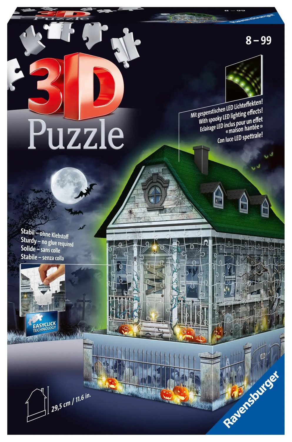 Ravensburger Puzzle Ravensburger 3D Puzzle Gruselhaus bei Nacht 11254 - 216 günstig online kaufen