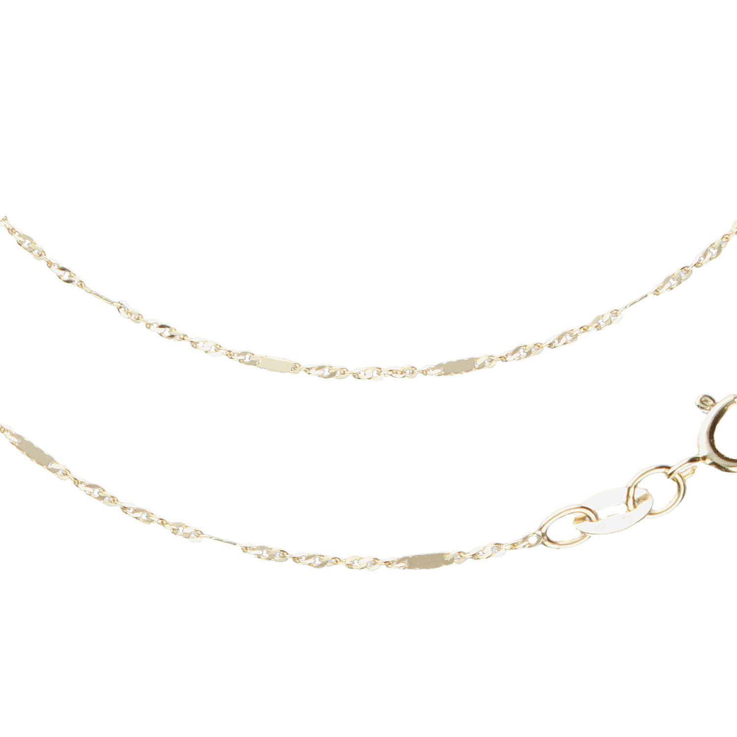 Goldkette JB Edle Goldkette Fantasiekette 585 - 14 K Gold 42 cm