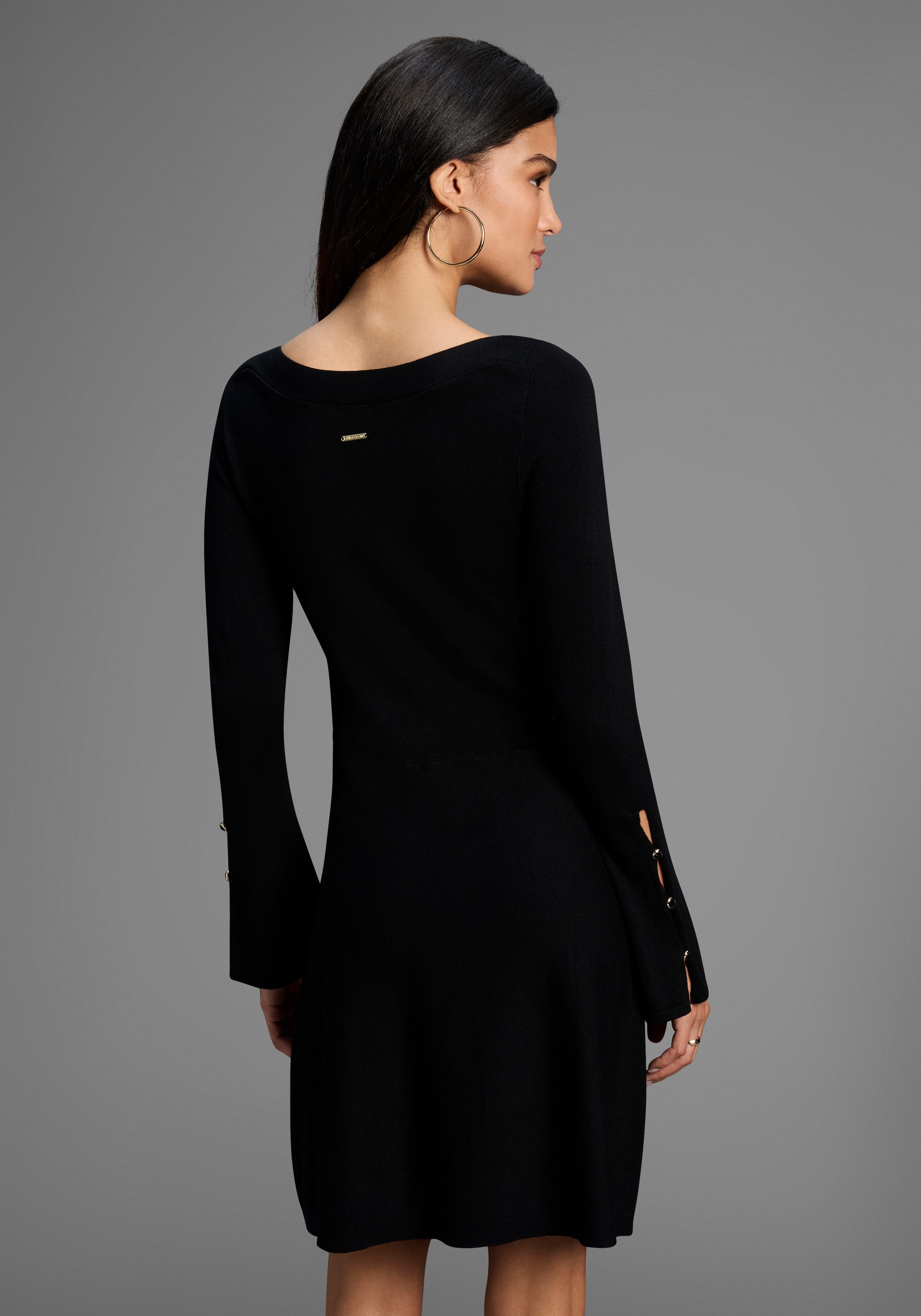 Laura Scott Strickkleid in ausgestellter Mini-Form günstig online kaufen