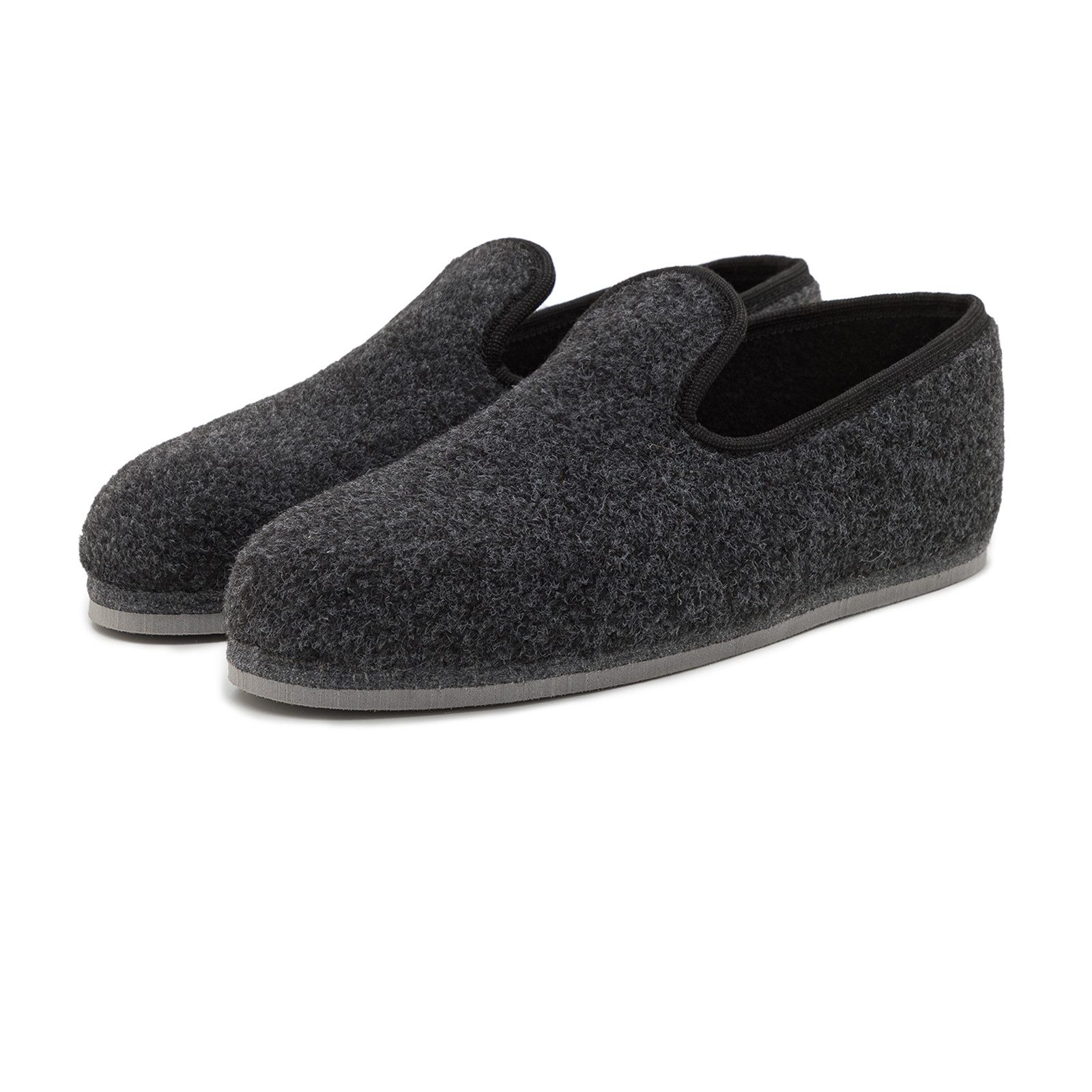 Pantoffelmann Niedertreter Filzhausschuhe Herren Damen DDR Ostalgie Filzpantoffel Hausschuh (1 Paar) Filzpantoffeln, Gästepantoffel besonders leicht