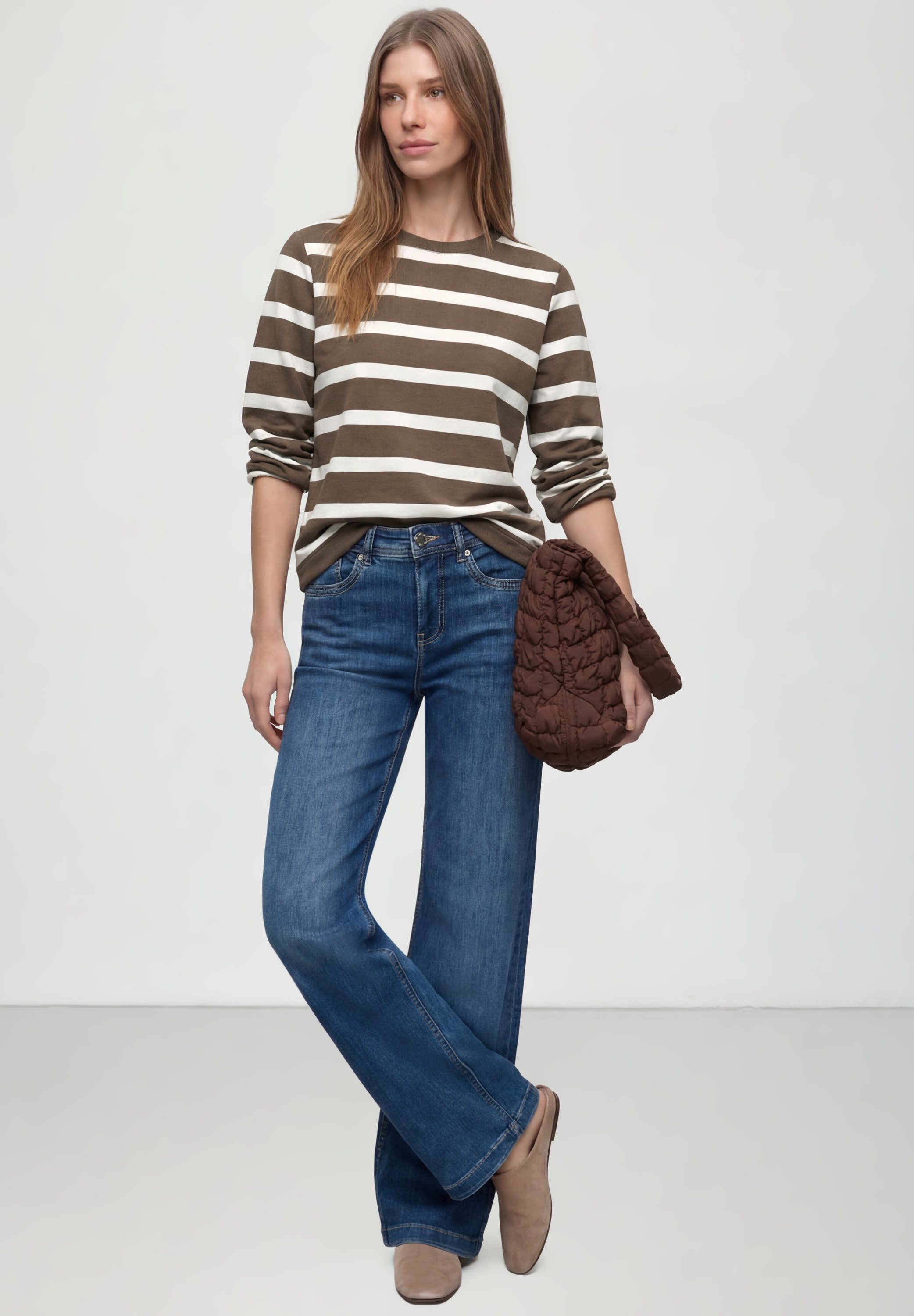 STREET ONE Sweatshirt im Streifen-Design