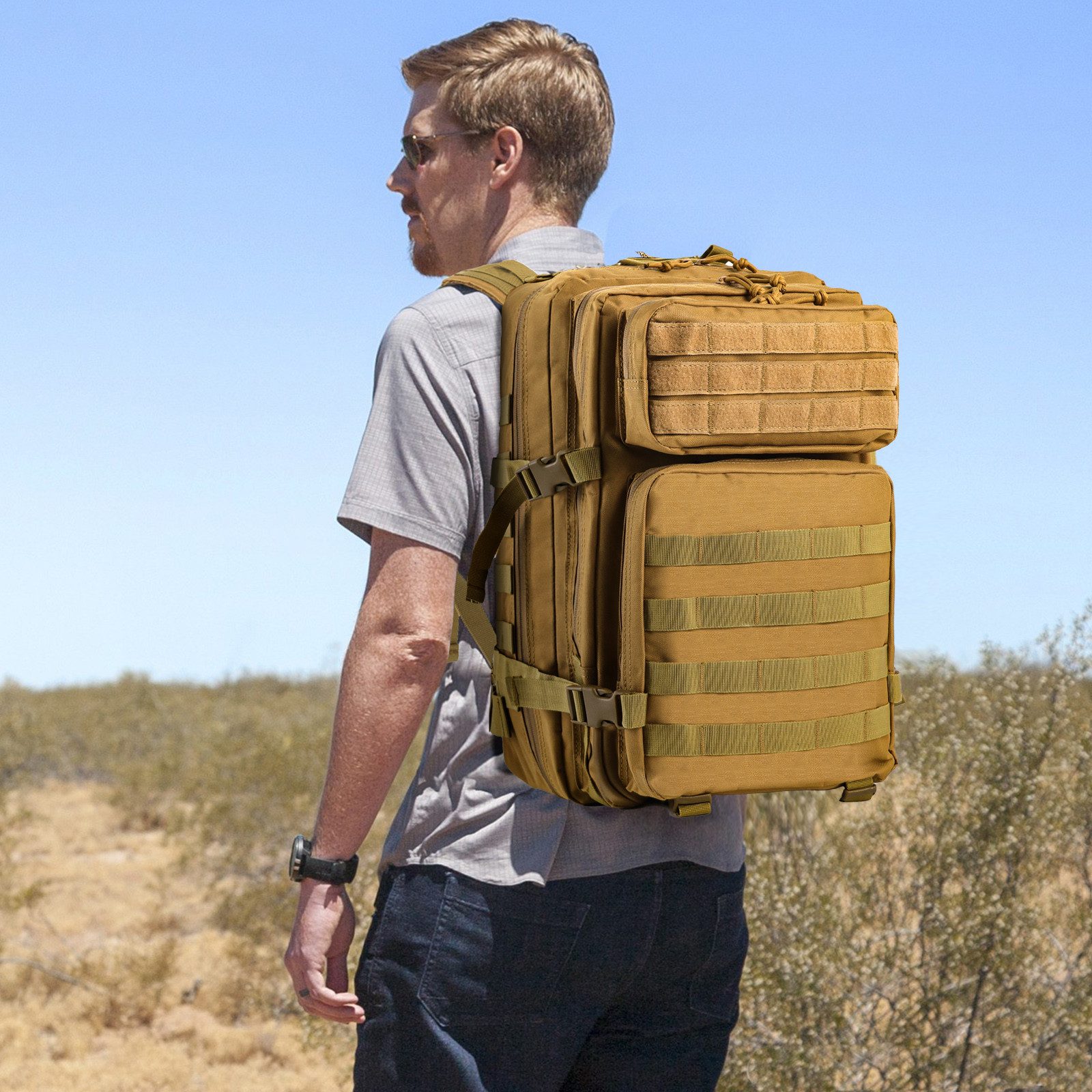 TAN.TOMI Rucksack Taktischer Rucksack 45L Wanderrucksack günstig online kaufen