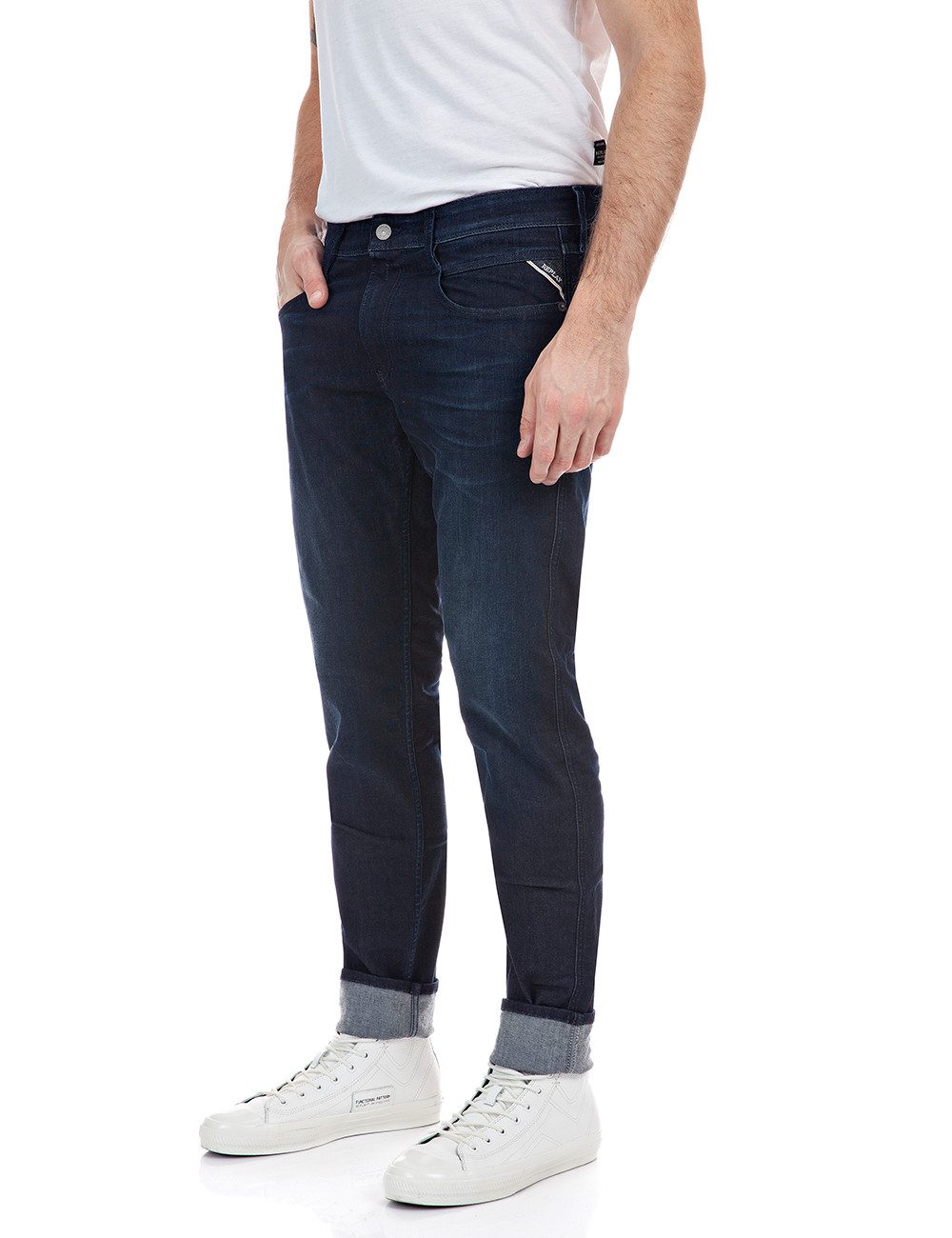 Replay Slim-fit-Jeans Anbass Superstretch elastisch – Bild 2 von 5
