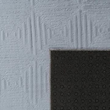 Teppich Teppich Wohnzimmer Skandi Boho Geometrisch Uni, Paco Home, Läufer, Höhe: 14 mm