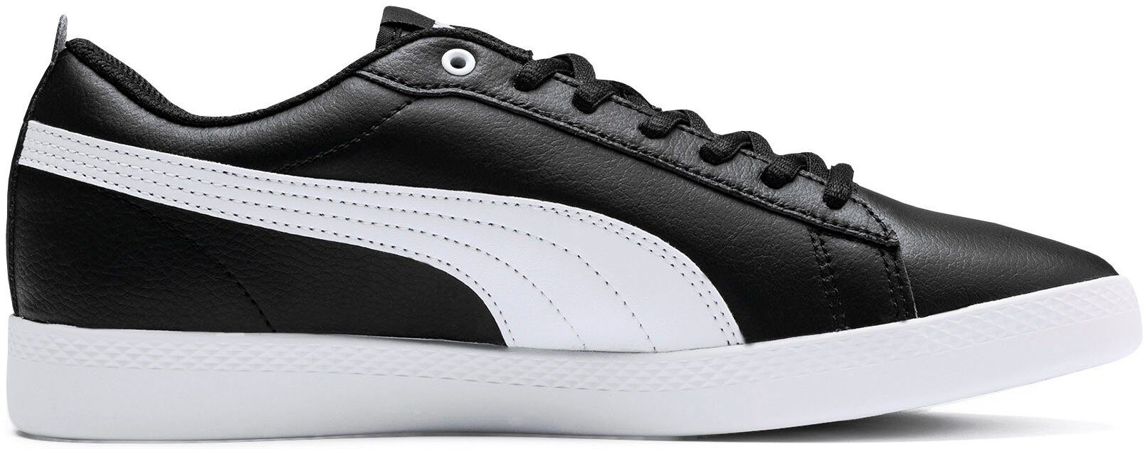 Puma SMASH Black-Puma WNS White Sneaker L V2 PUMA