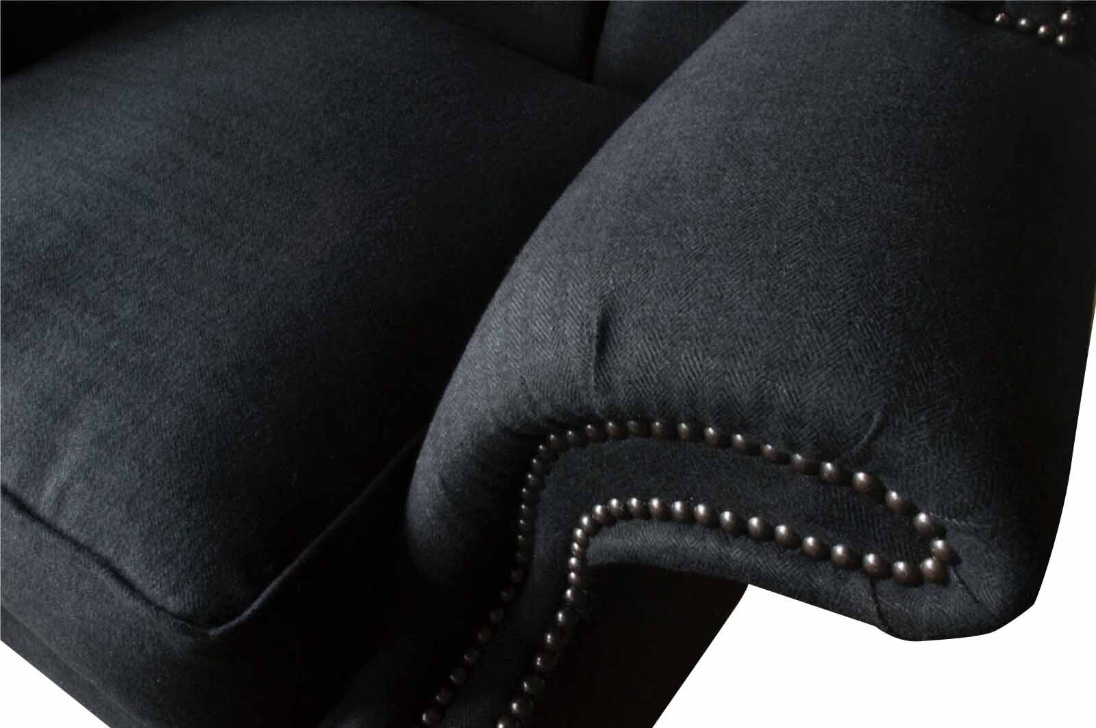 JVmoebel Sessel Textil Europe 1 Sitz, Sofa Sessel In Made Couch Design Polster Chesterfield