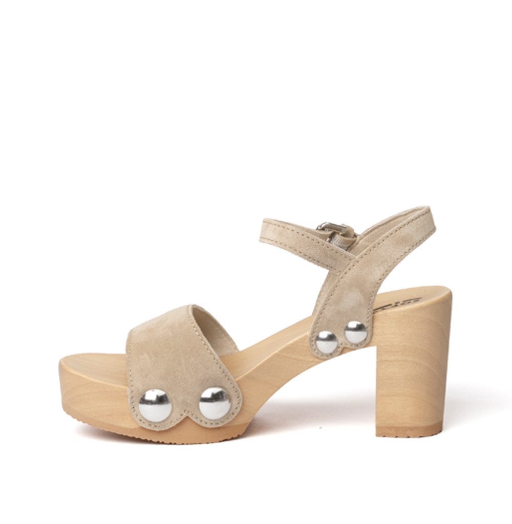 Softclox EILYN Kaschmir taupe/Schmuck silber (natur) Sandalette