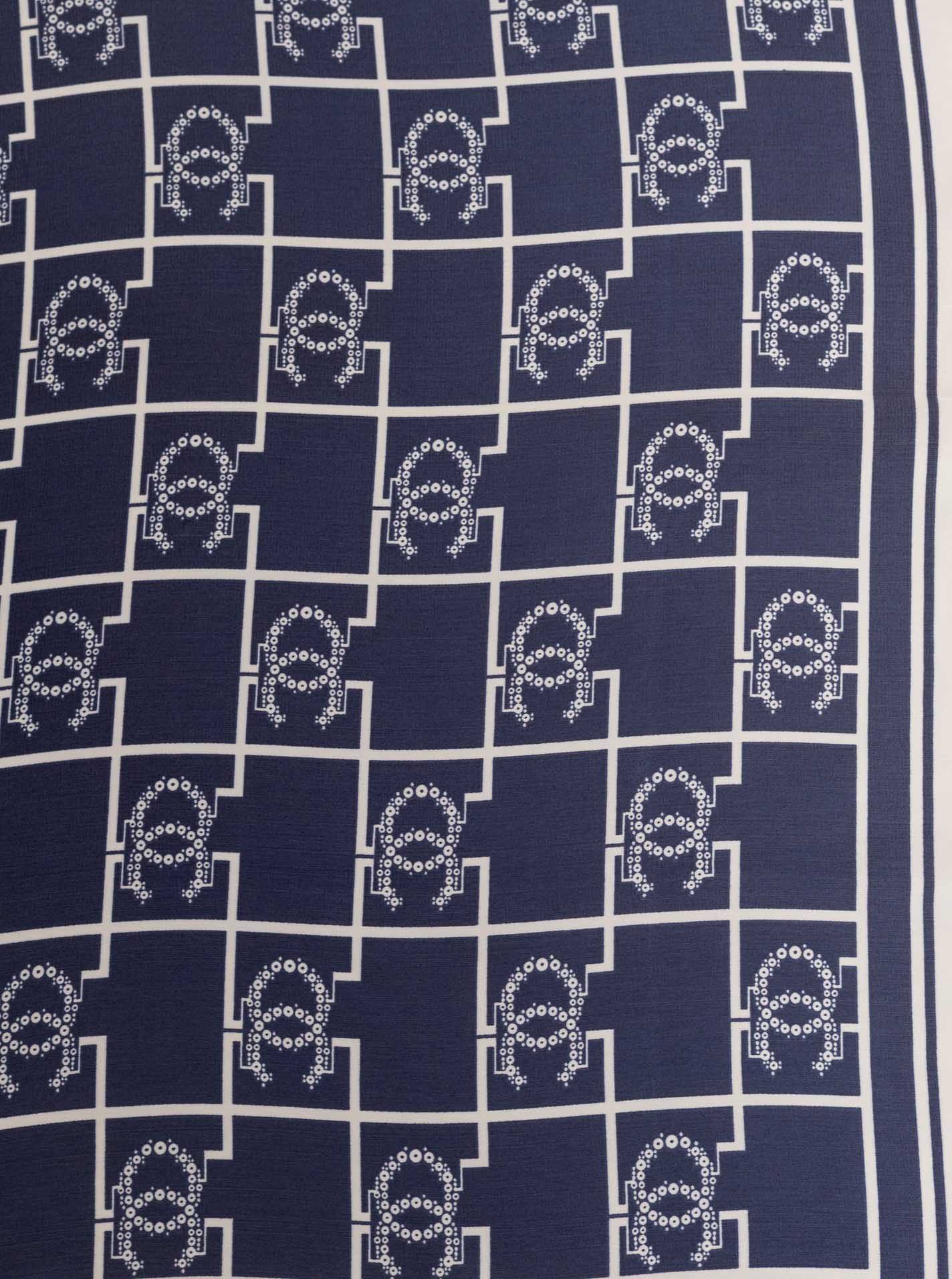 Zwillingsherz Nickituch "Luxury", geometrisches Muster, glänzende Oberfläche
