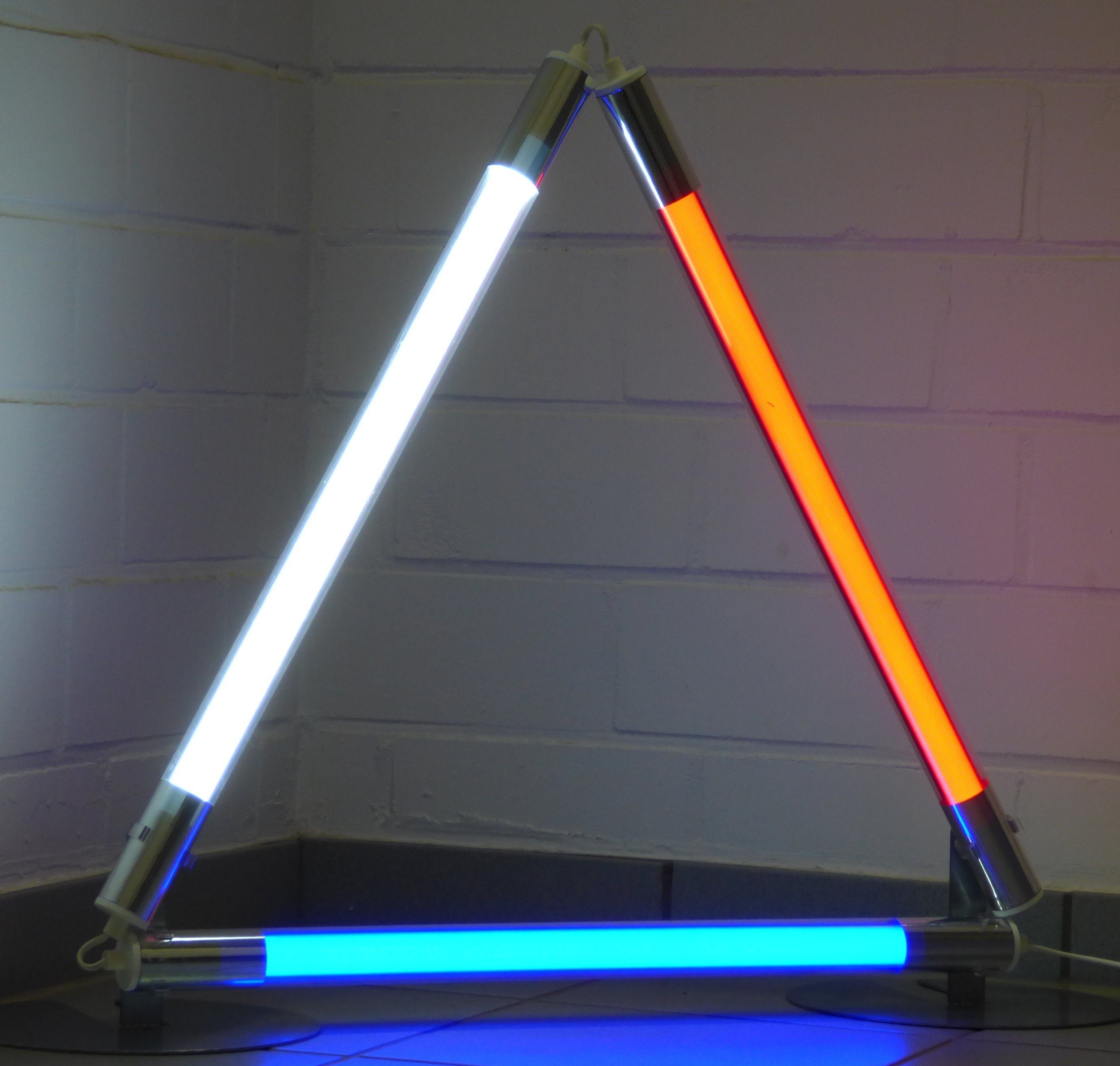XENON LED Wandleuchte 9233 LED Stab Leuchte DEL 3 x 9 Watt a 65 cm orange, LED Röhre T8, Xenon / Orange