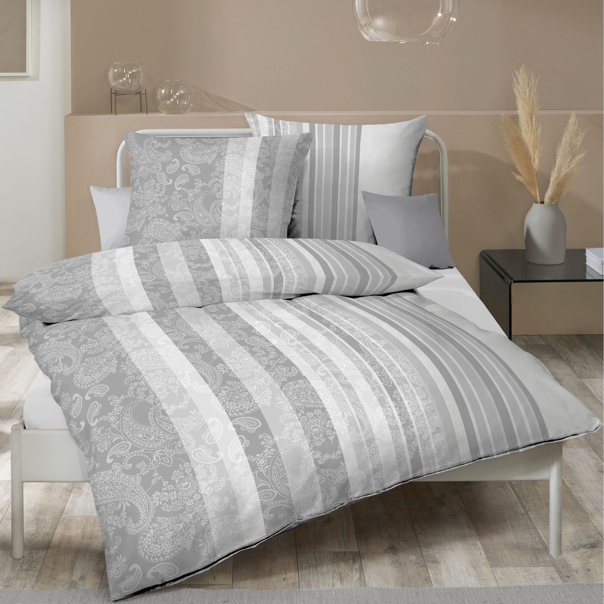 Kaeppel Bettwäsche Bettwäsche "Firenze", Jersey, Interlock-Jersey Streifen günstig online kaufen