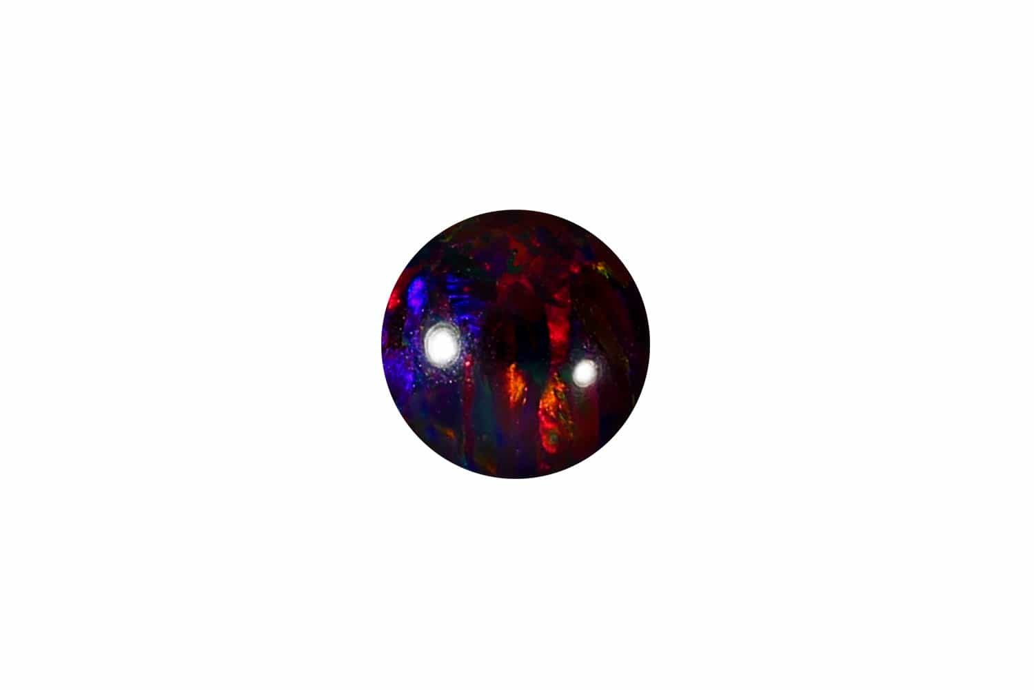 PIERCINGLINE Piercing-Set Synthetischer Opal Klemmkugel (Klemm-Aufsätze, 1-tlg)
