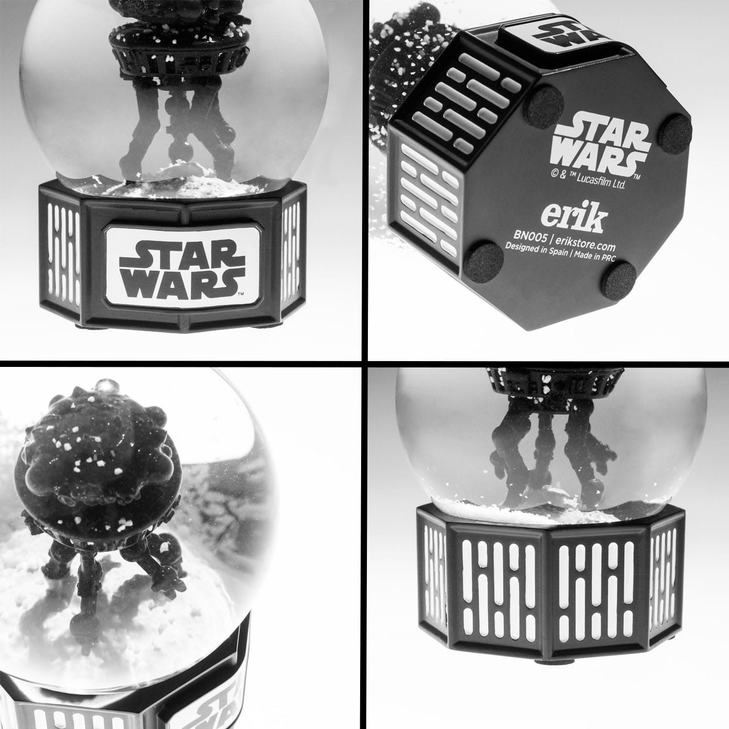 Grupo Erik Schneekugel Star Wars Schneekugel (1 St), detailreiche Minischneekugel
