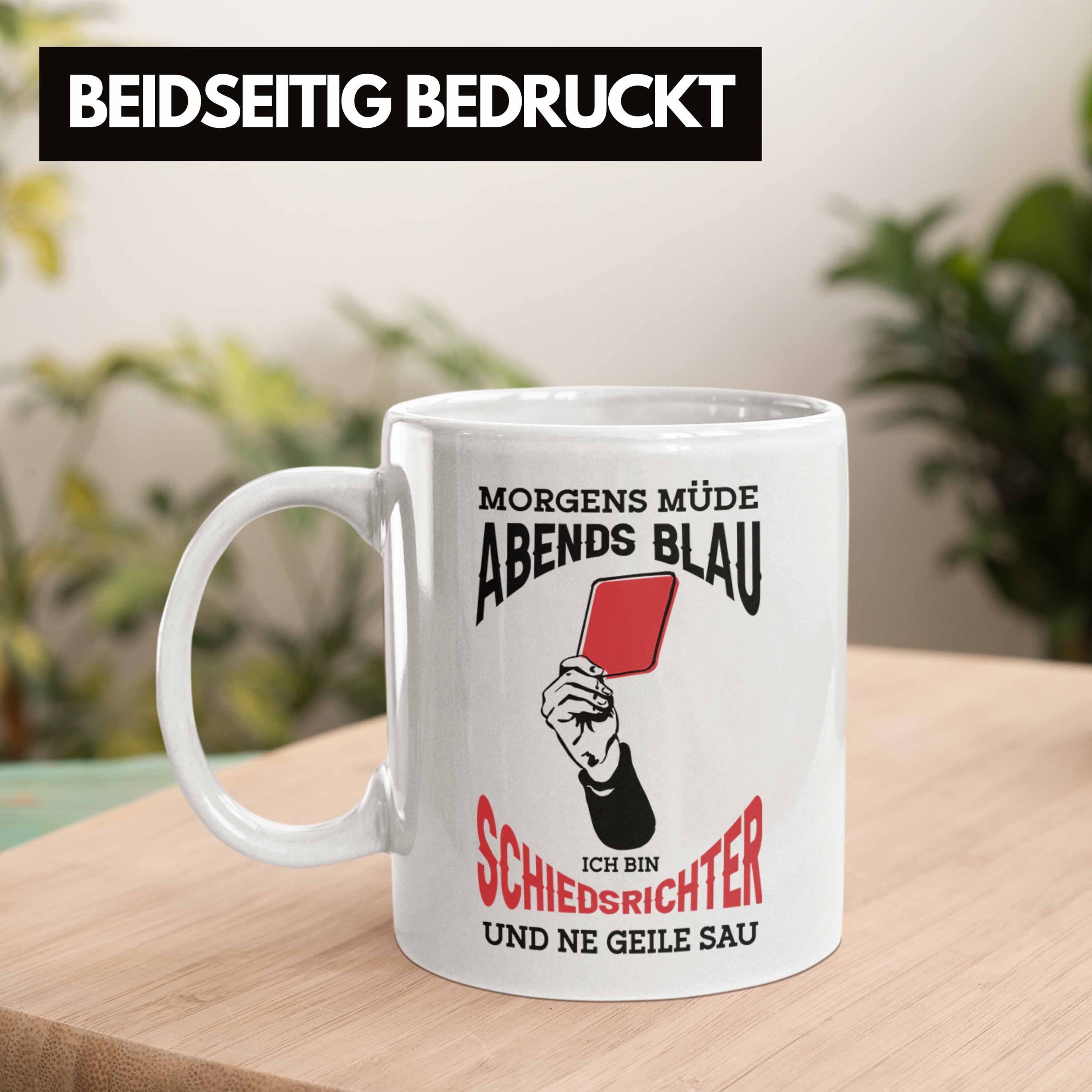 mit Spruch Trendation Tasse für Weiss Schiedsrichter Tasse Geschenk Schiedsrichter