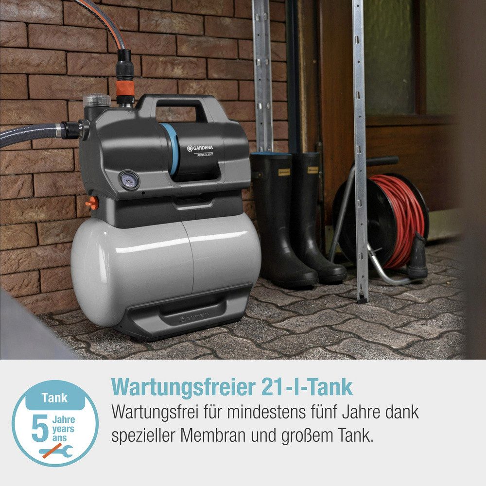 GARDENA Hauswasserwerk GARDENA 09066-61 3900 Silent Hauswasserwerk 230 V 3900 l/h