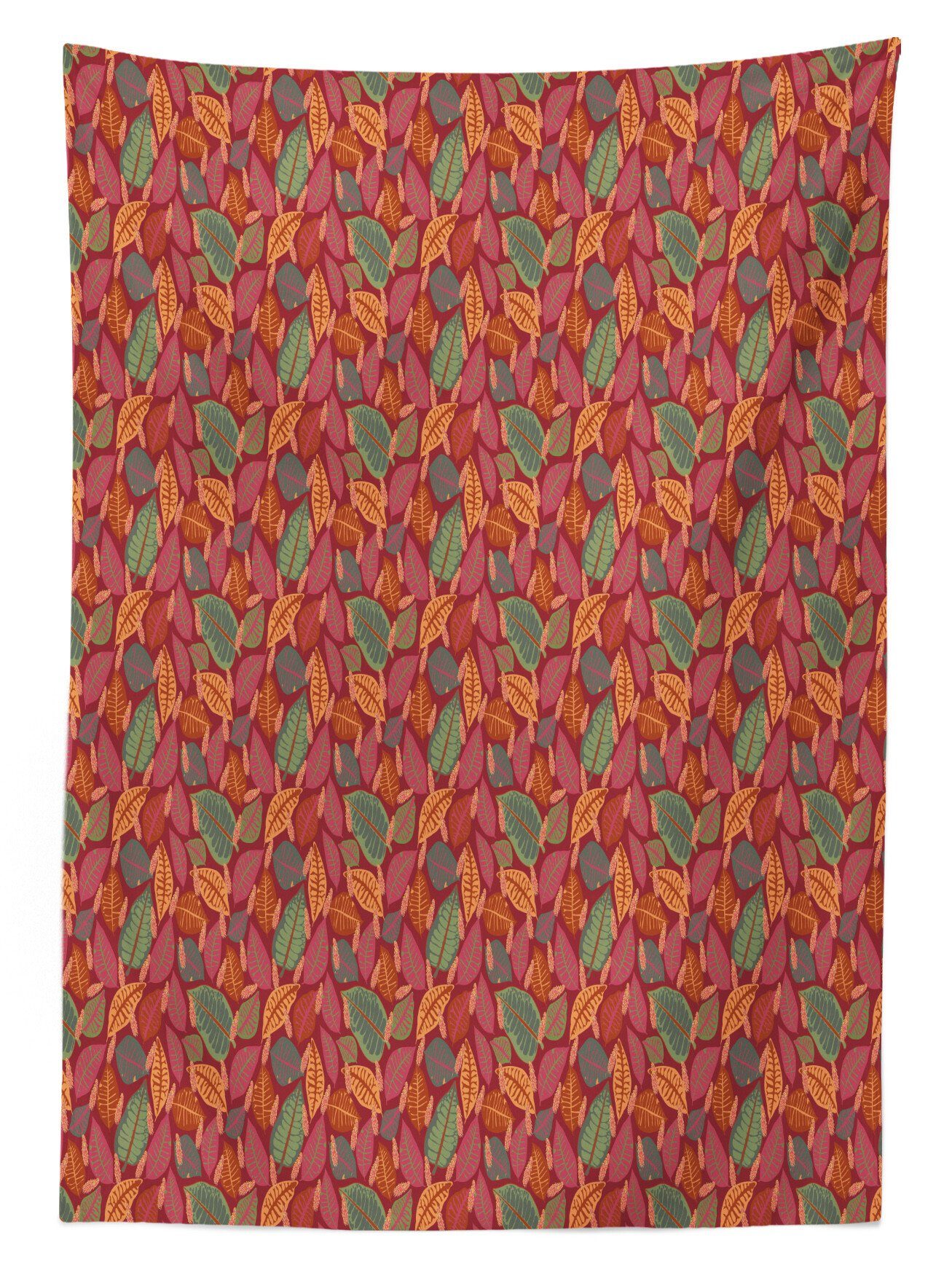 Abakuhaus Tischdecke Farbfest Herbstliche Für Bereich Klare Waschbar Philodendron Botanical geeignet den Farben, Außen