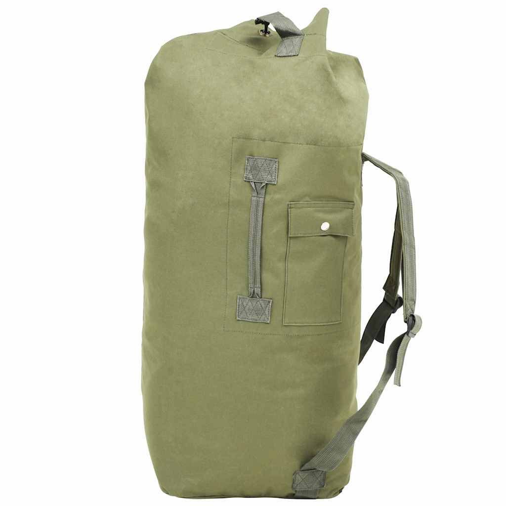 vidaXL Koffer vidaXL Seesack Army Style 85 L Olivgrün