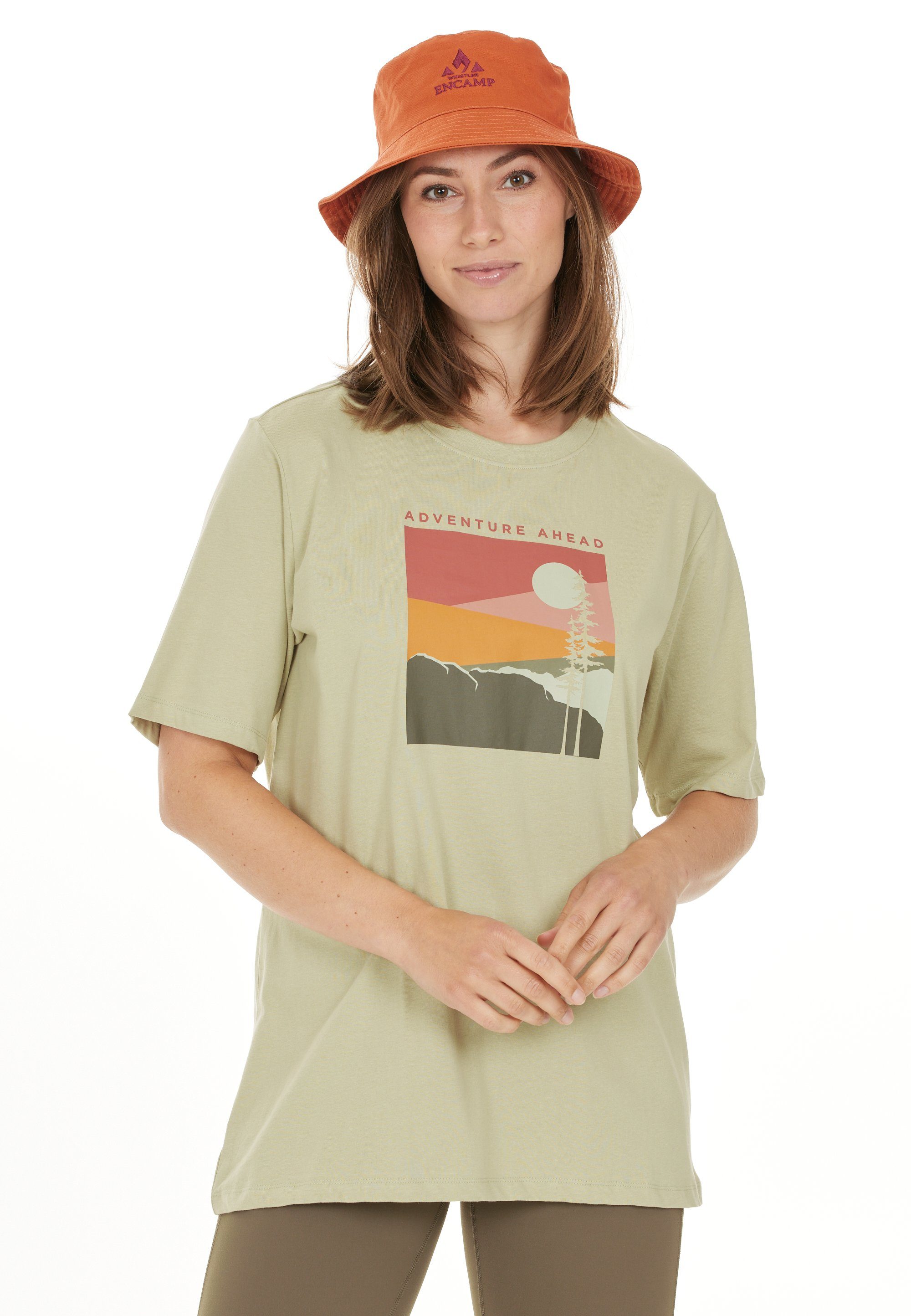 Funktion atmungsaktiver T-Shirt mit WHISTLER khaki Wendy (1-tlg)