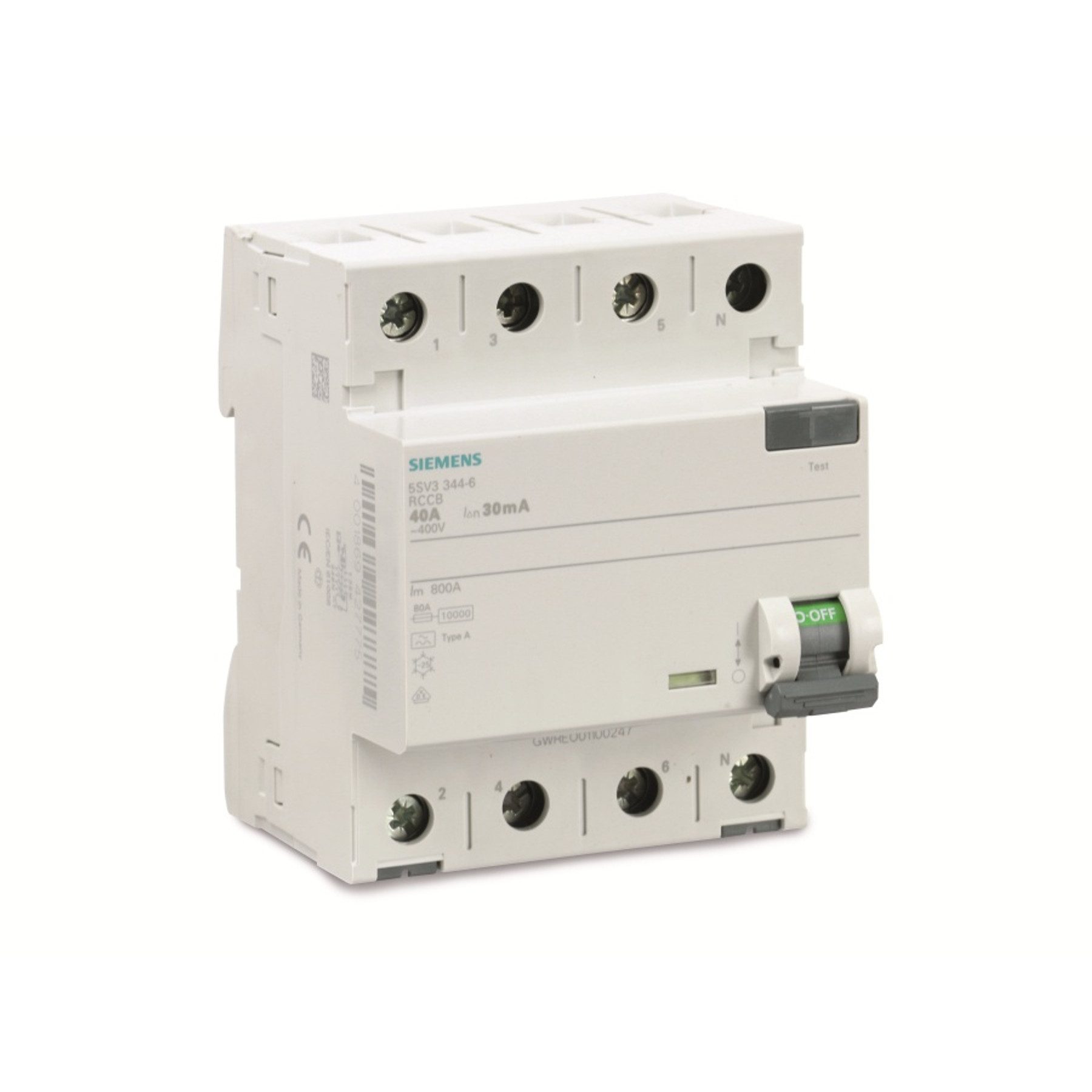 SIEMENS Personenschutzstecker SIEMENS Fehlerstrom-Schutzschalter 5SV3344-6