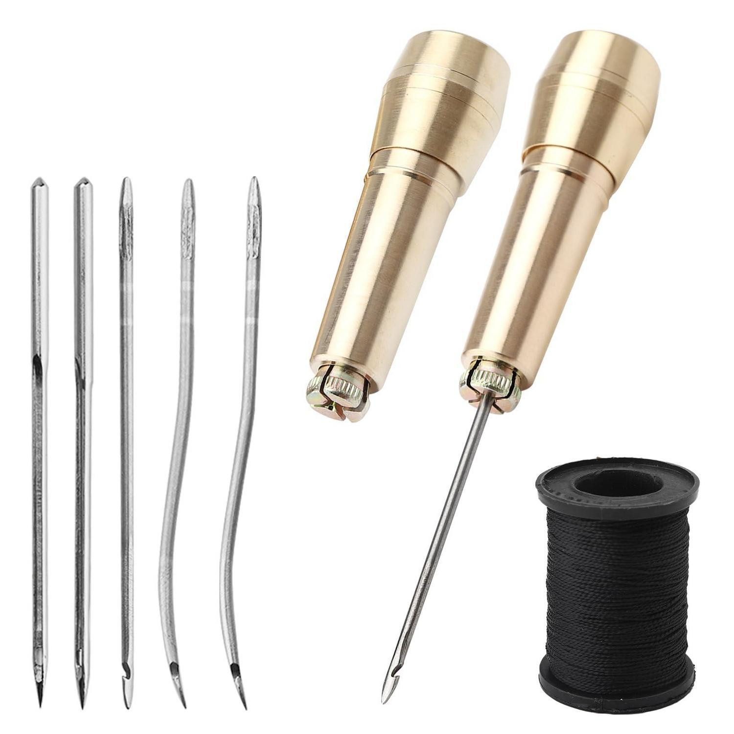 LuxusKollektion Nähnadeln Ledernadel Nähset mit Kupfergriff 2er Set, 1 St.