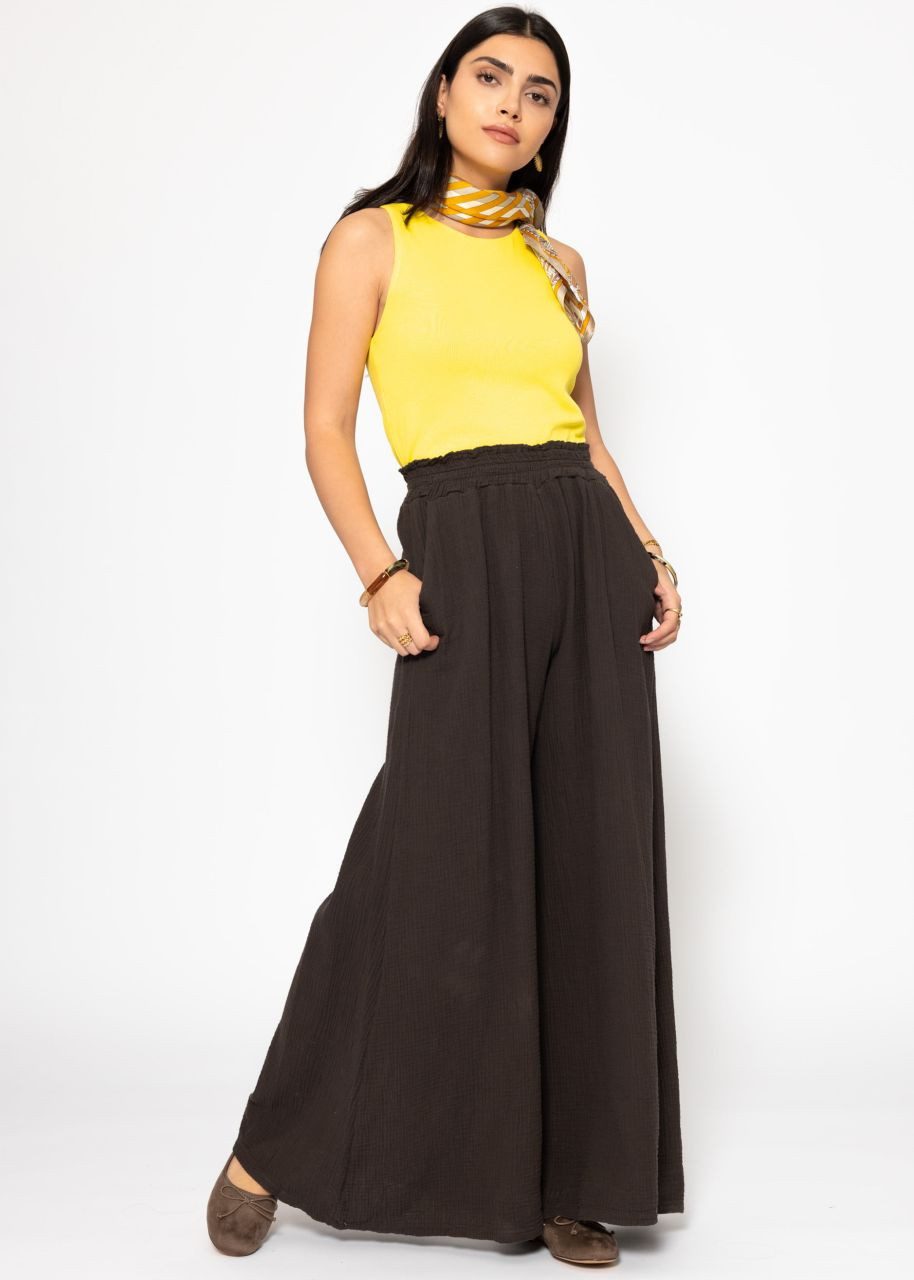 SASSYCLASSY T-Shirt Trägertop aus feinem Rippenstrick für Damen Blickdichte günstig online kaufen