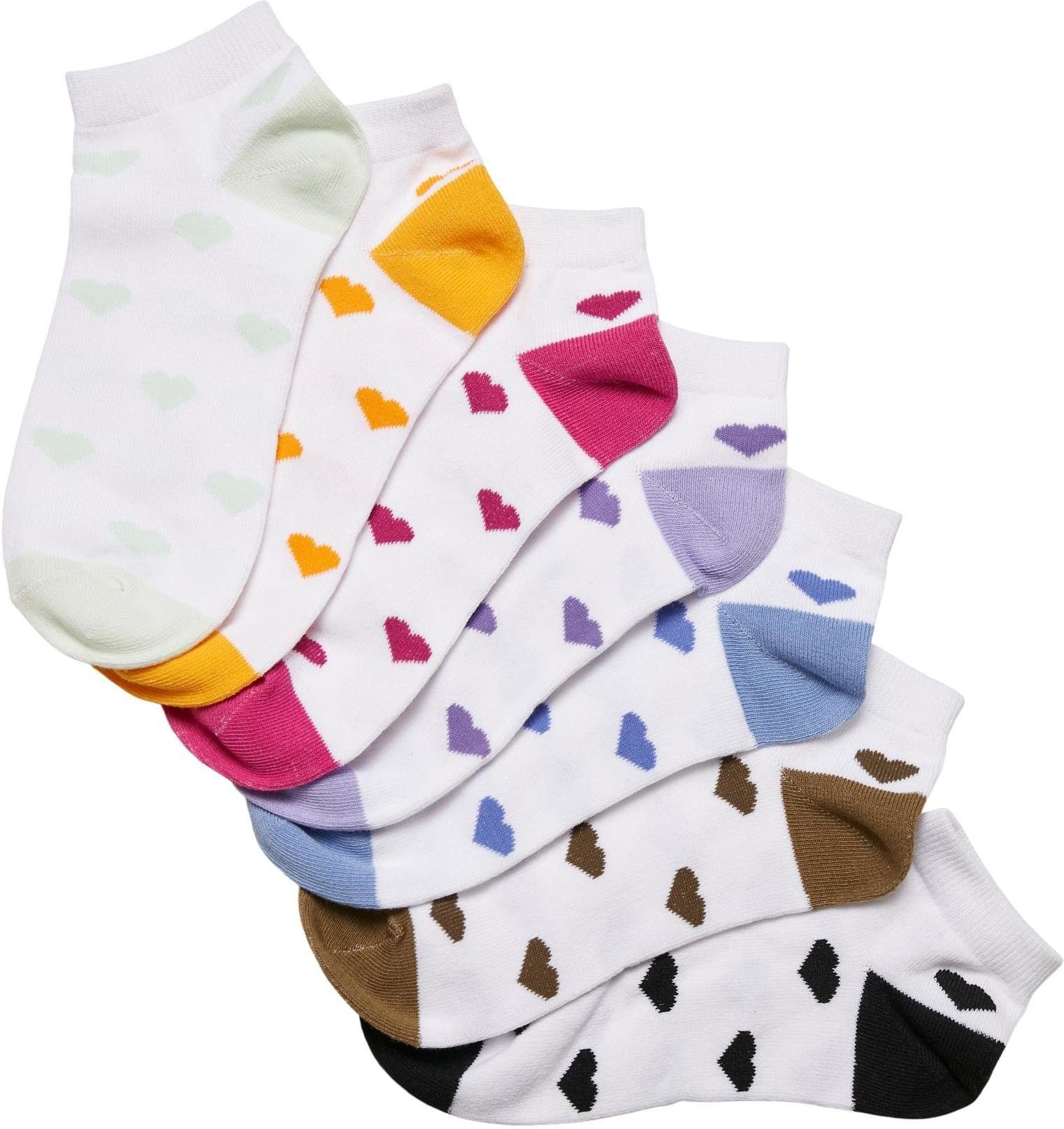 Basicsocken Recycled Yarn Heart Sneaker Socks 7-Pack Sneakers-Socken
