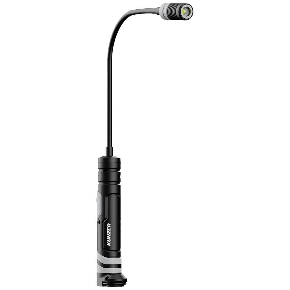 Kunzer Arbeitsleuchte Arbeitslampe mit LED-Technik und flexiblem Hals PL-061, Magnetischer Fuß, Magnetbefestigung