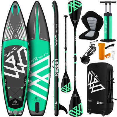 KESSER SUP-Board, Aufblasbare SUP Board Set PRO GTX mit Premium Hochdruckpumpe