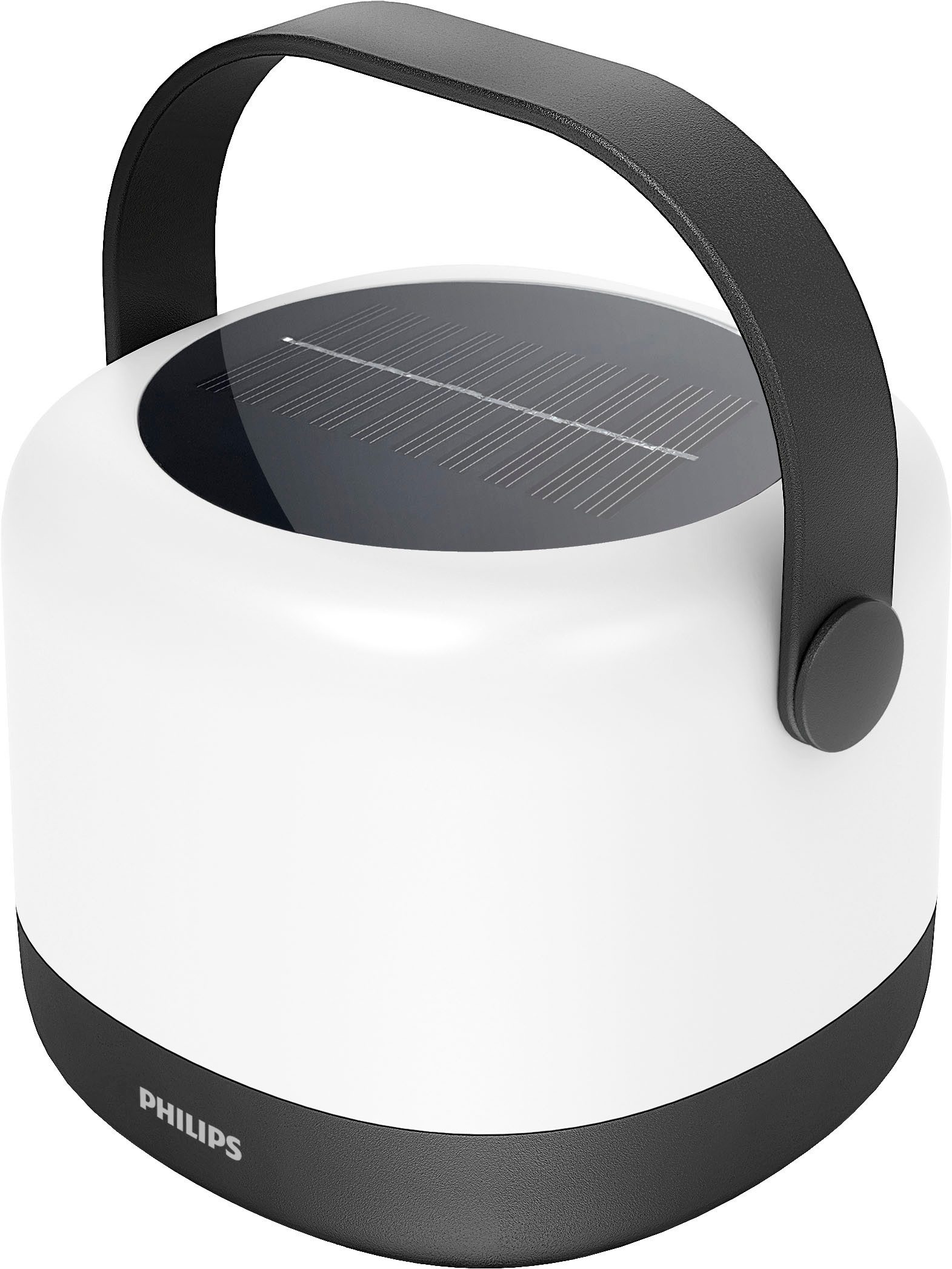 Philips LED Solarleuchte Alula tragbare Leuchte, 3000K und RGB Farbwechsel, USB Ladekabel, IP44, Abschaltautomatik, Dimmfunktion, Farbsteuerung, Farbwechsel, Leuchtdauer einstellbar, Memoryfunktion, Nachtlichtfunktion, RGB, Timerfunktion, mehrere Helligkeitsstufen, LED fest integriert, RGB