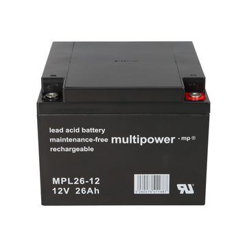 Multipower Multipower Blei-Akku MPL26-12 12V 26Ah Pb Bleiakkus