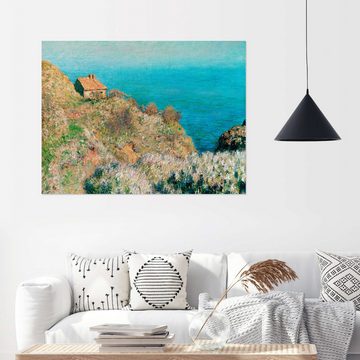 Posterlounge Wandfolie Claude Monet, Das Fischerhaus, Varengeville, Wohnzimmer Malerei