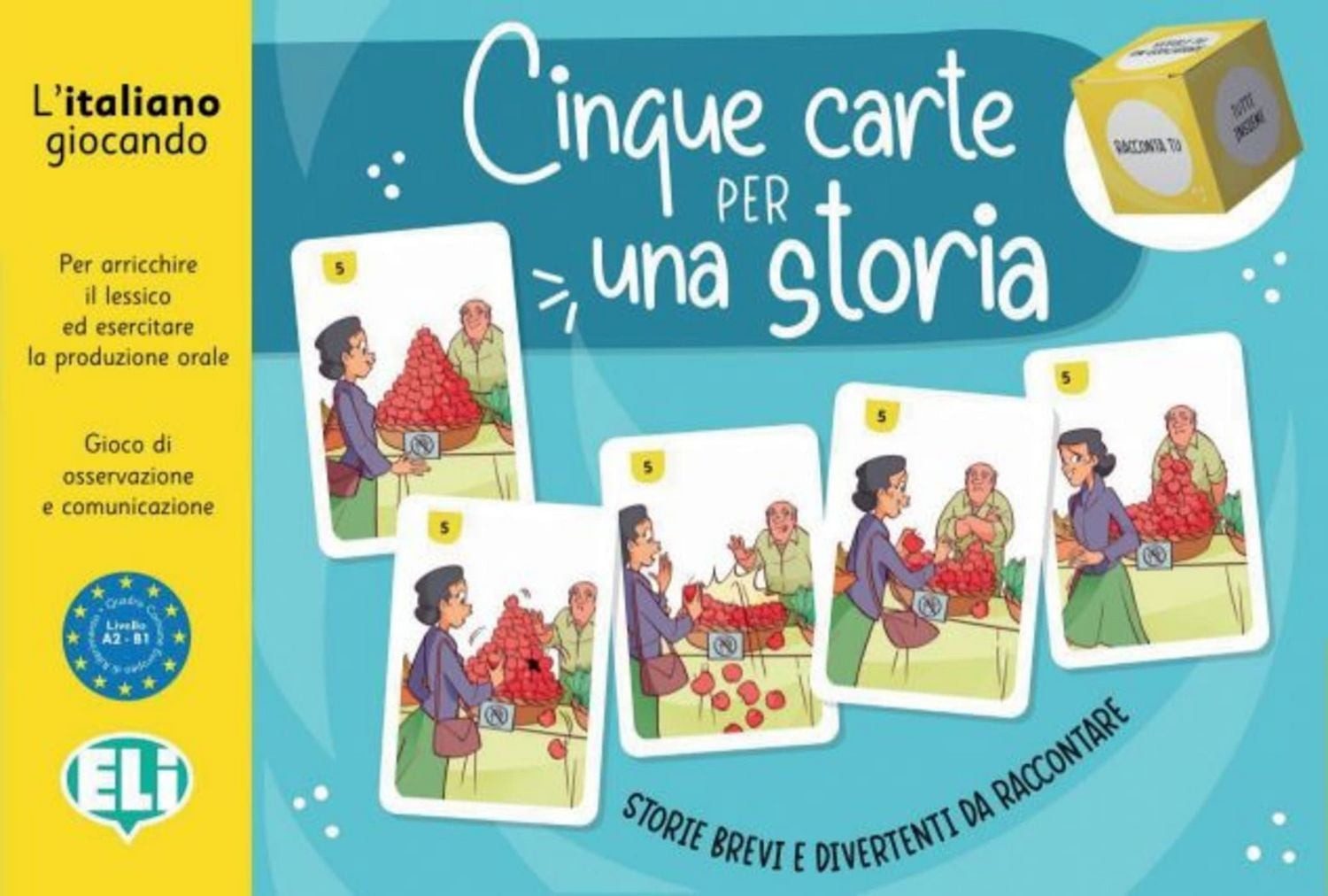 Schulbuch Cinque carte per una storia Storie brevi e divertenti da raccontare. S diverse
