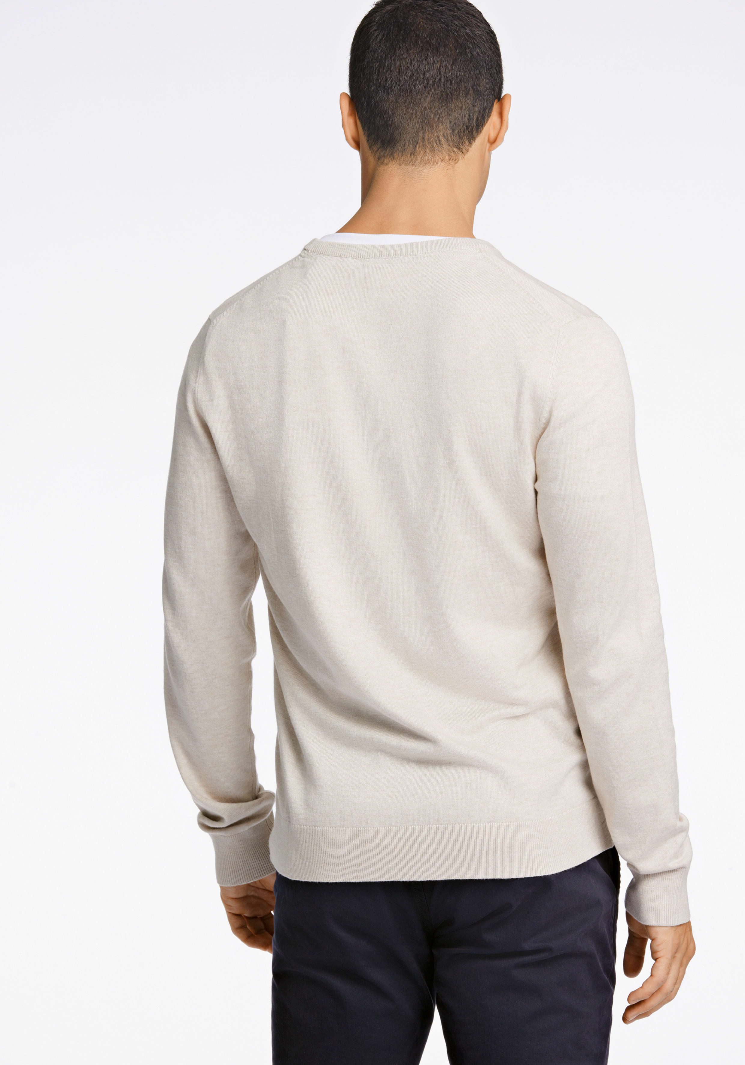 LINDBERGH Strickpullover mit Logo-Stickerei