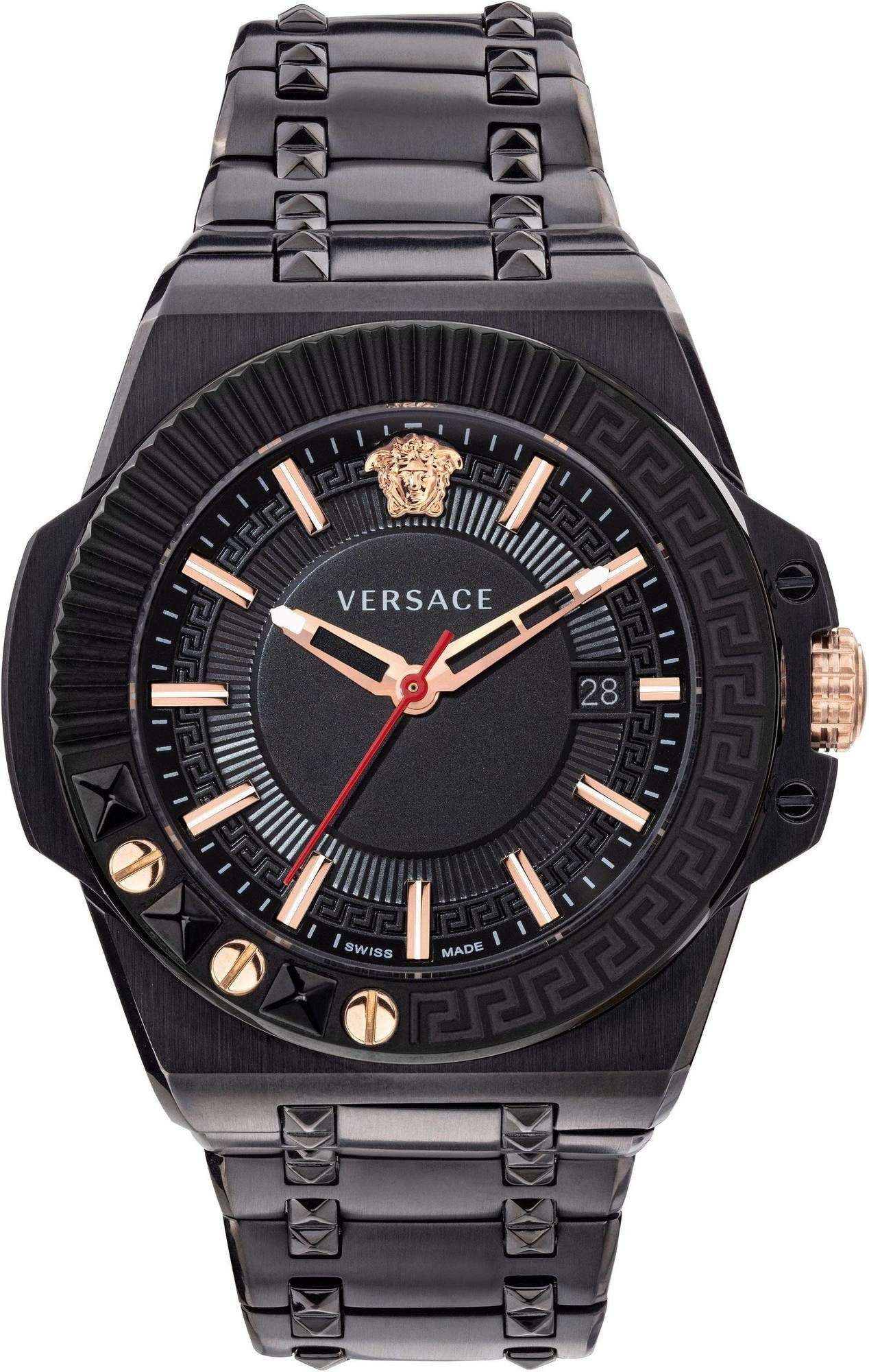 Versace Quarzuhr Analoguhr für Herren, (1-tlg)