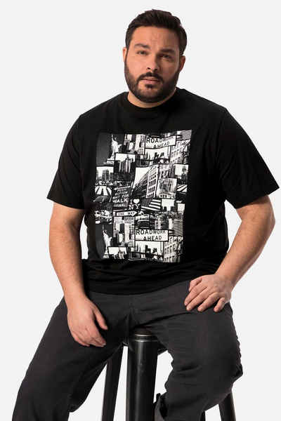 Men Plus T-Shirt Men+ T-Shirt Halbarm Foto Print bis 84/86