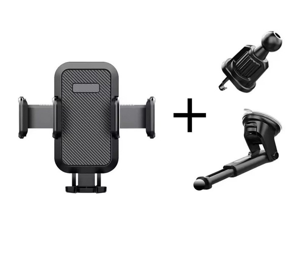 MORRENT Handy-Halterung AUTO handyhalterung 3in1 Saugnapf & Lüftung Halter universal, (3 in 1, Starker Handyhalterung,saugnapf, Flexibler Teleskoparm) – Bild 5 von 5