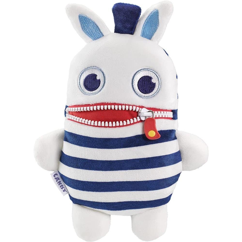 Schmidt Spiele Plüschfigur 42543 Sorgenfresser Lanky, 18 cm, Weiß / Blau, Stofftier