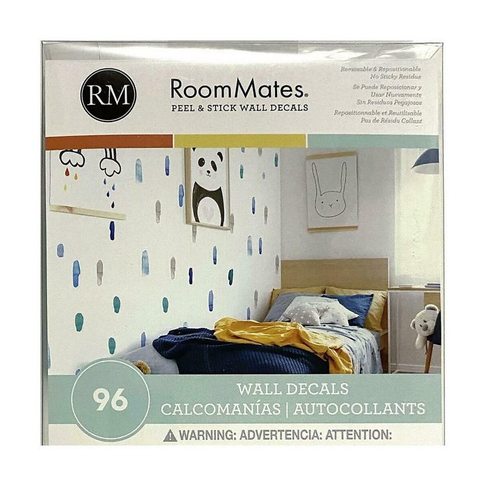 RoomMates Wandsticker Wandsticker - Cool Watercolor Swatch CU8200