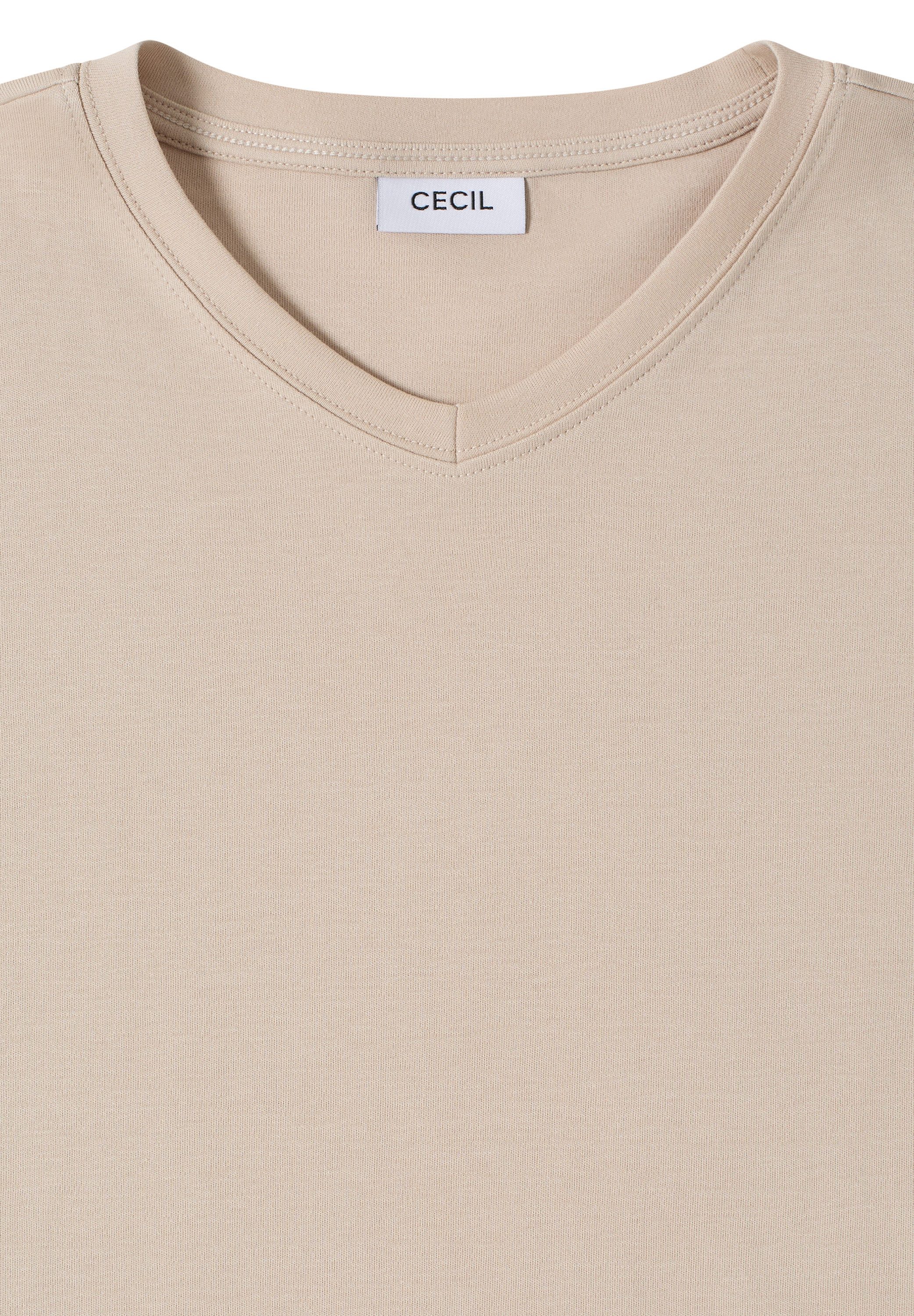 CECIL Langarmshirt aus reiner Baumwolle