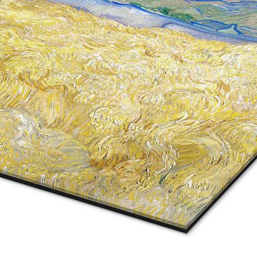 Posterlounge XXL-Wandbild Vincent van Gogh, Weizenfeld mit Schnitter bei aufgehender Sonne, Wohnzimmer Malerei