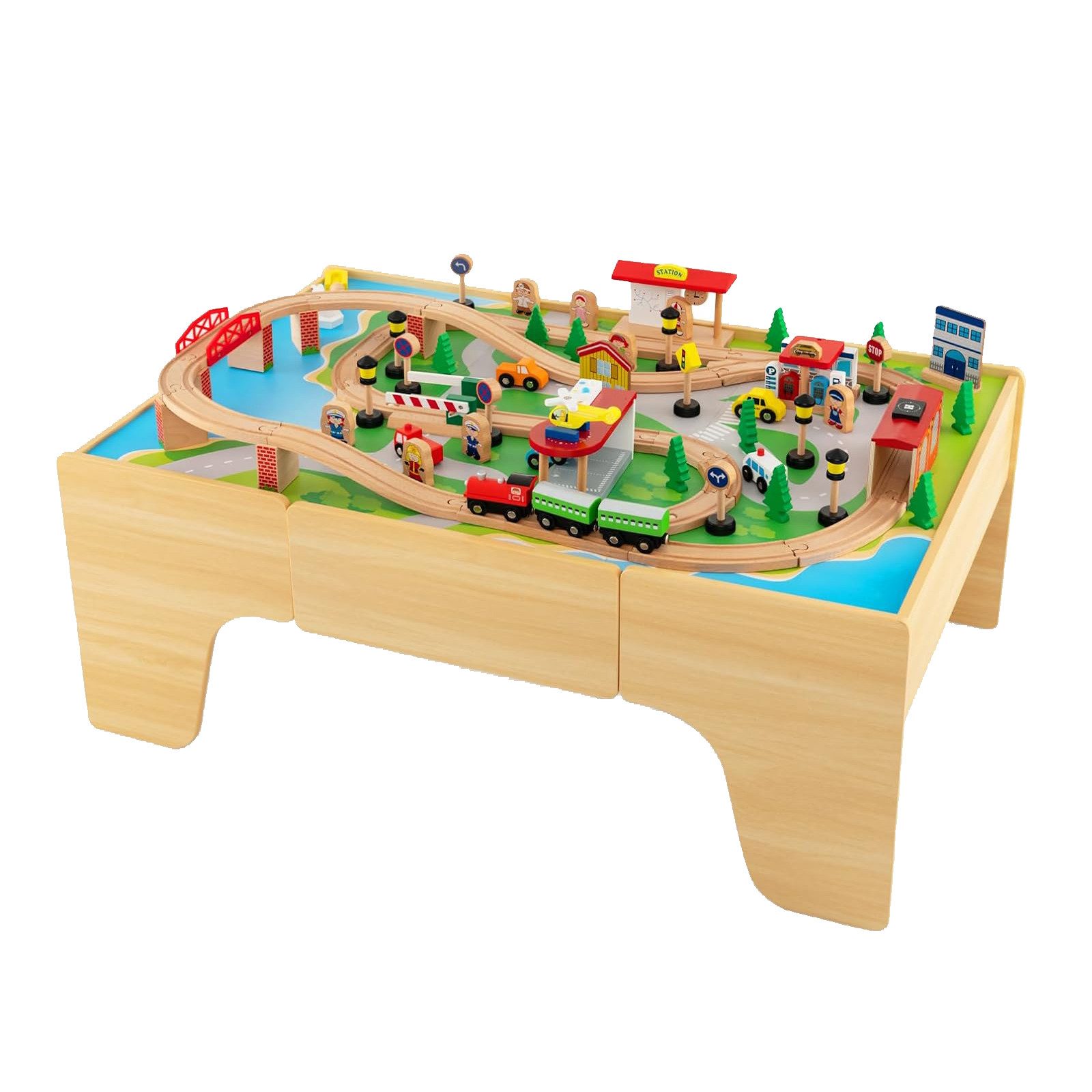 Spieltisch Eisenbahn Set