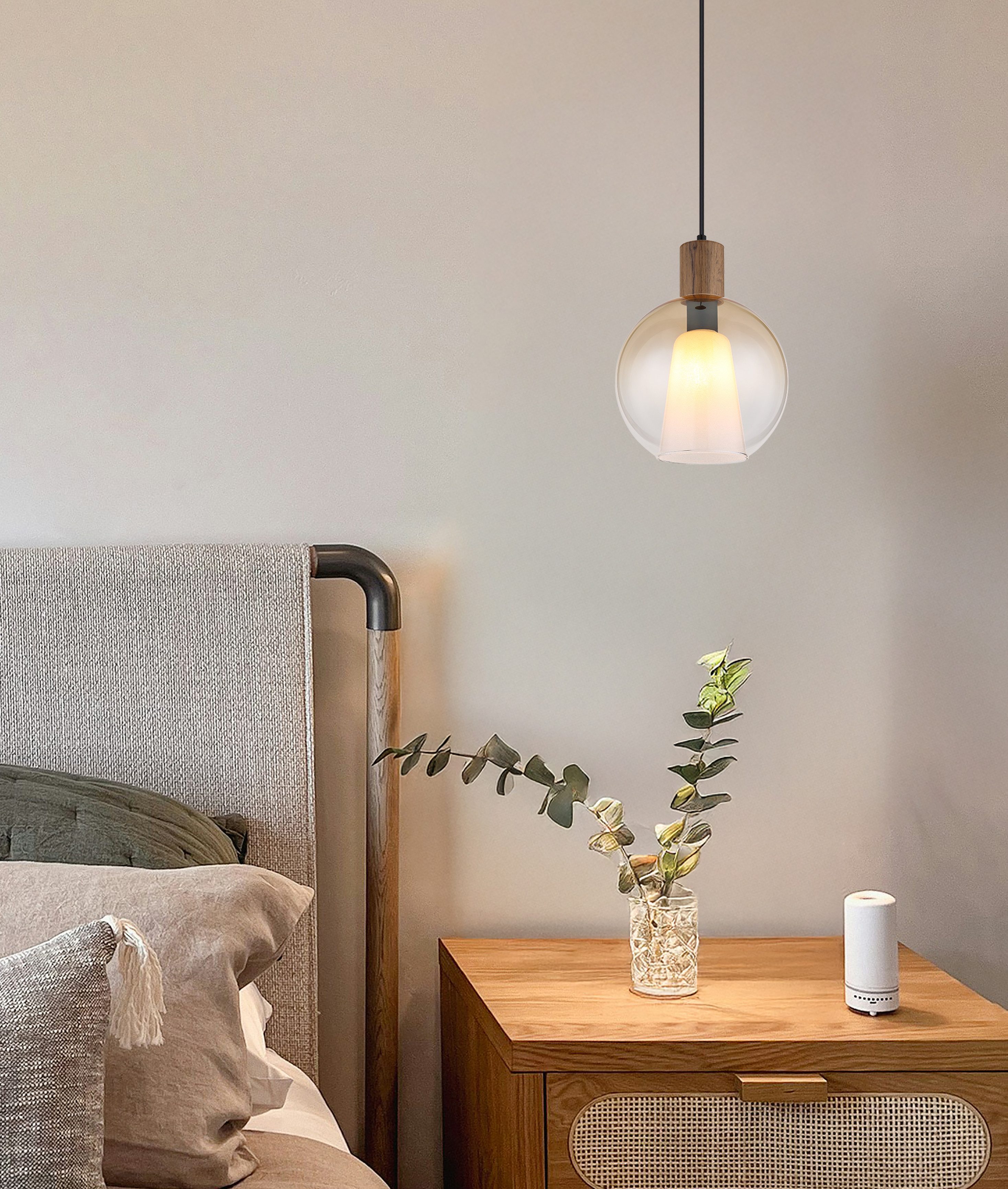 GLOBO LIGHTING Hängeleuchte BARRY I, ohne Leuchtmittel, Hängelampe/Pendelleuchte/Esszimmer/Wohnzimmer/Esstisch